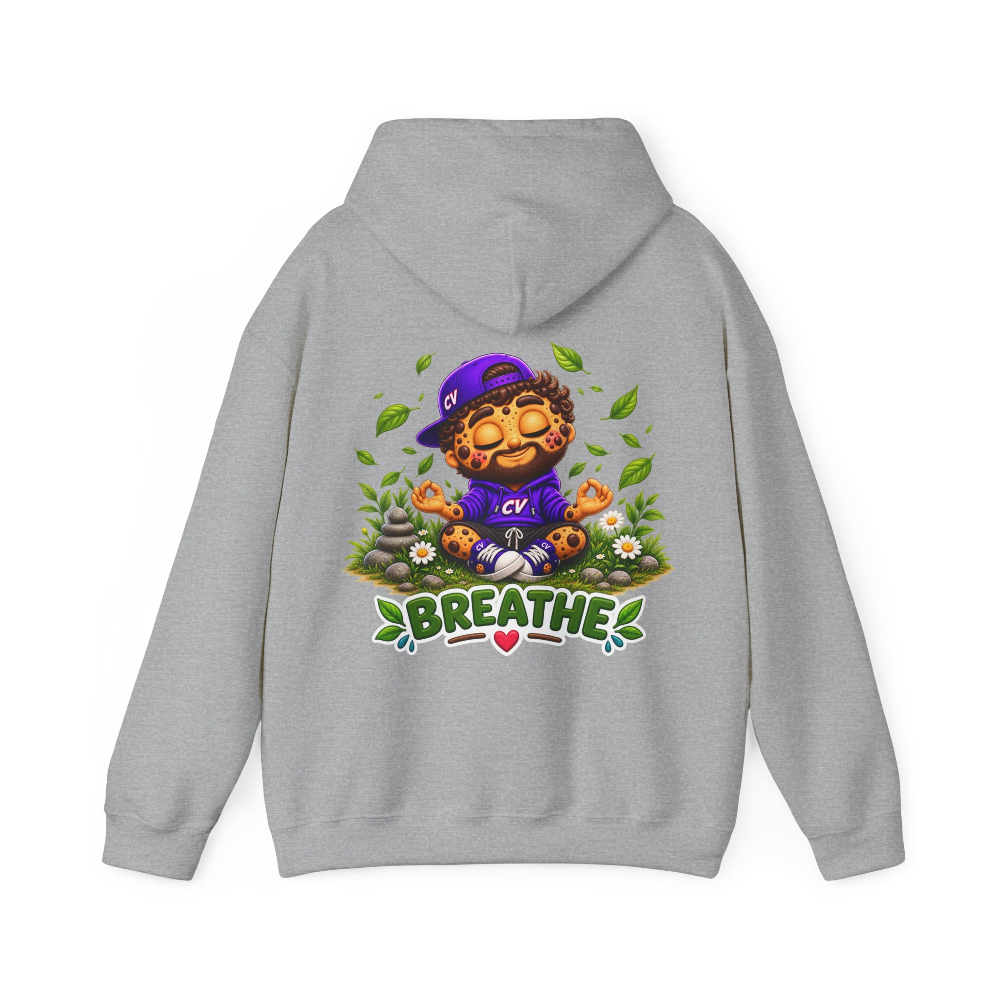 Kuschliger "Breathe" Oversize-Hoodie | Snack Mascot Illustration – Bild 7