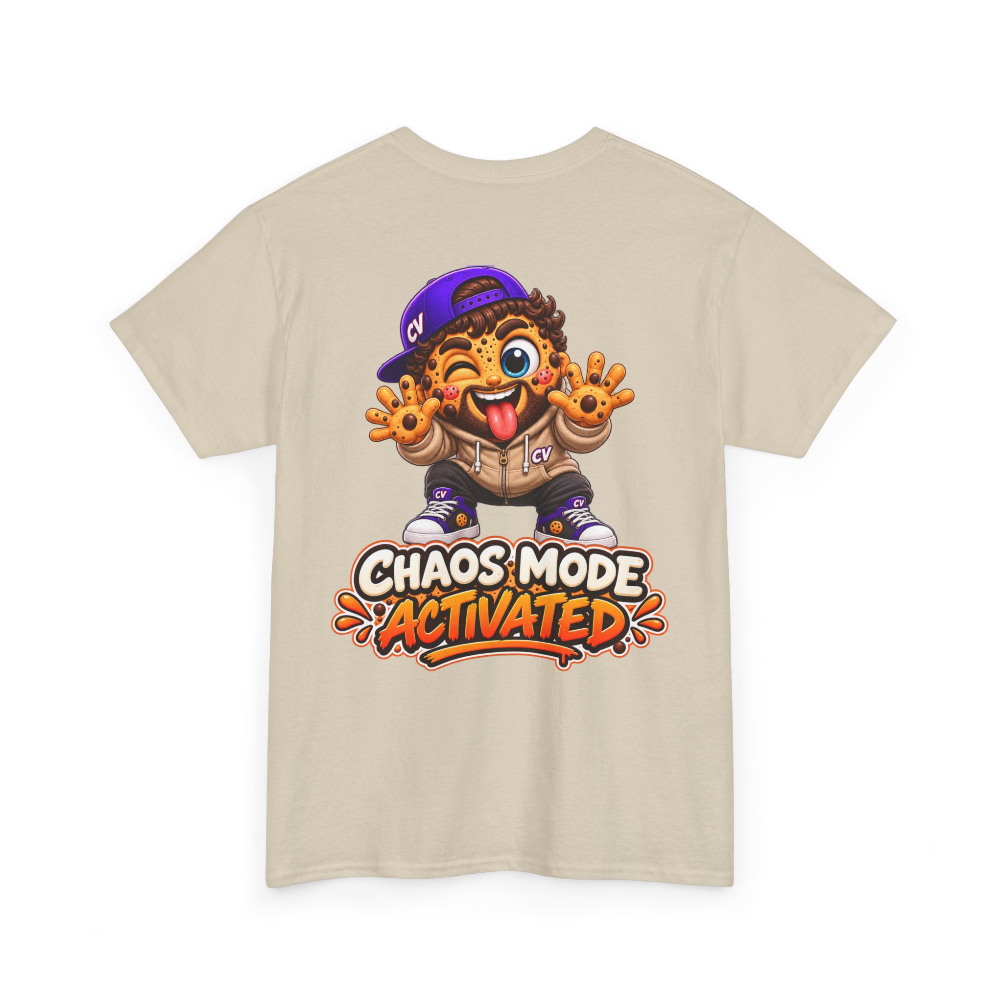 Oversize "Chaos Mode Activated"" T-Shirt | Snack Cookie Graphic Tee – Bild 9