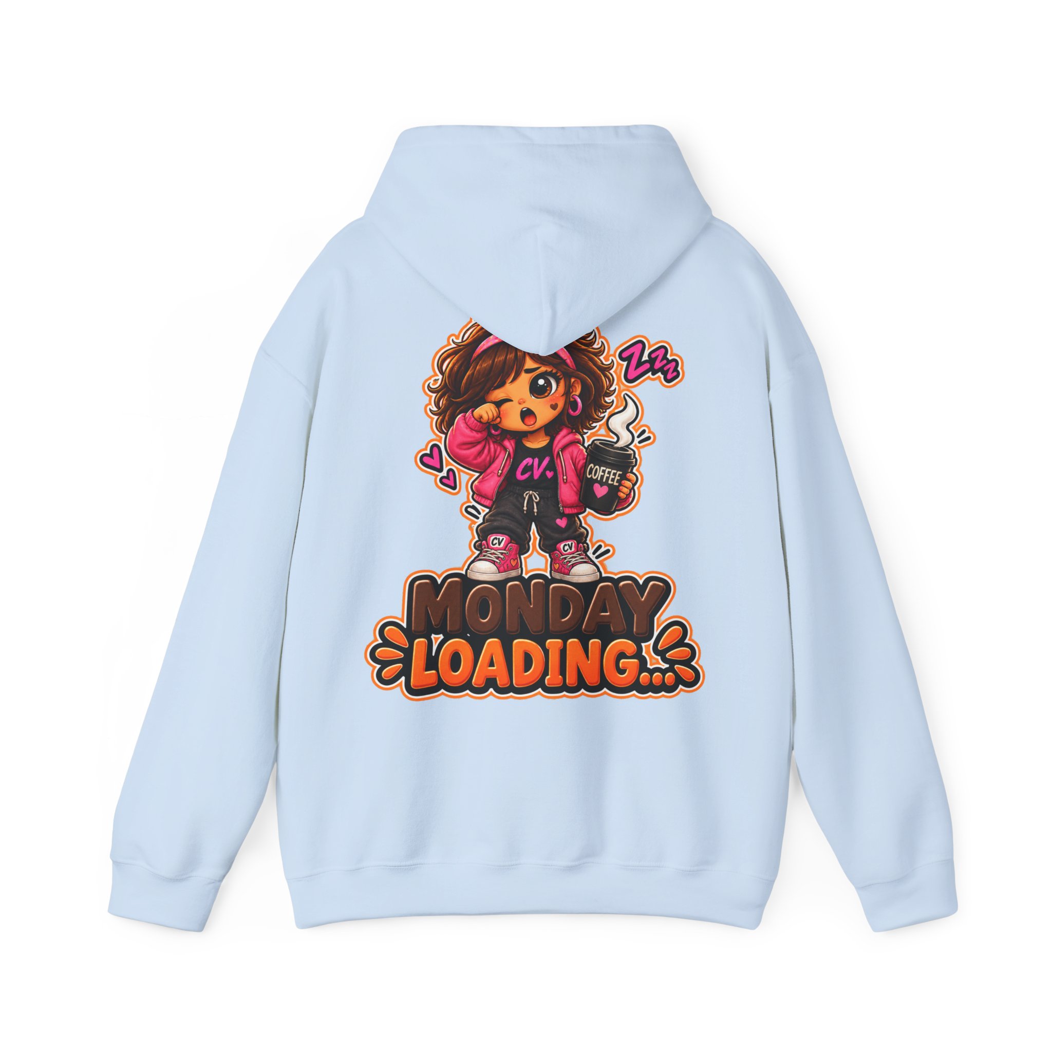 Kuschliger "Monday Loading...." Oversize-Hoodie | Snack Mascot Illustration – Bild 18