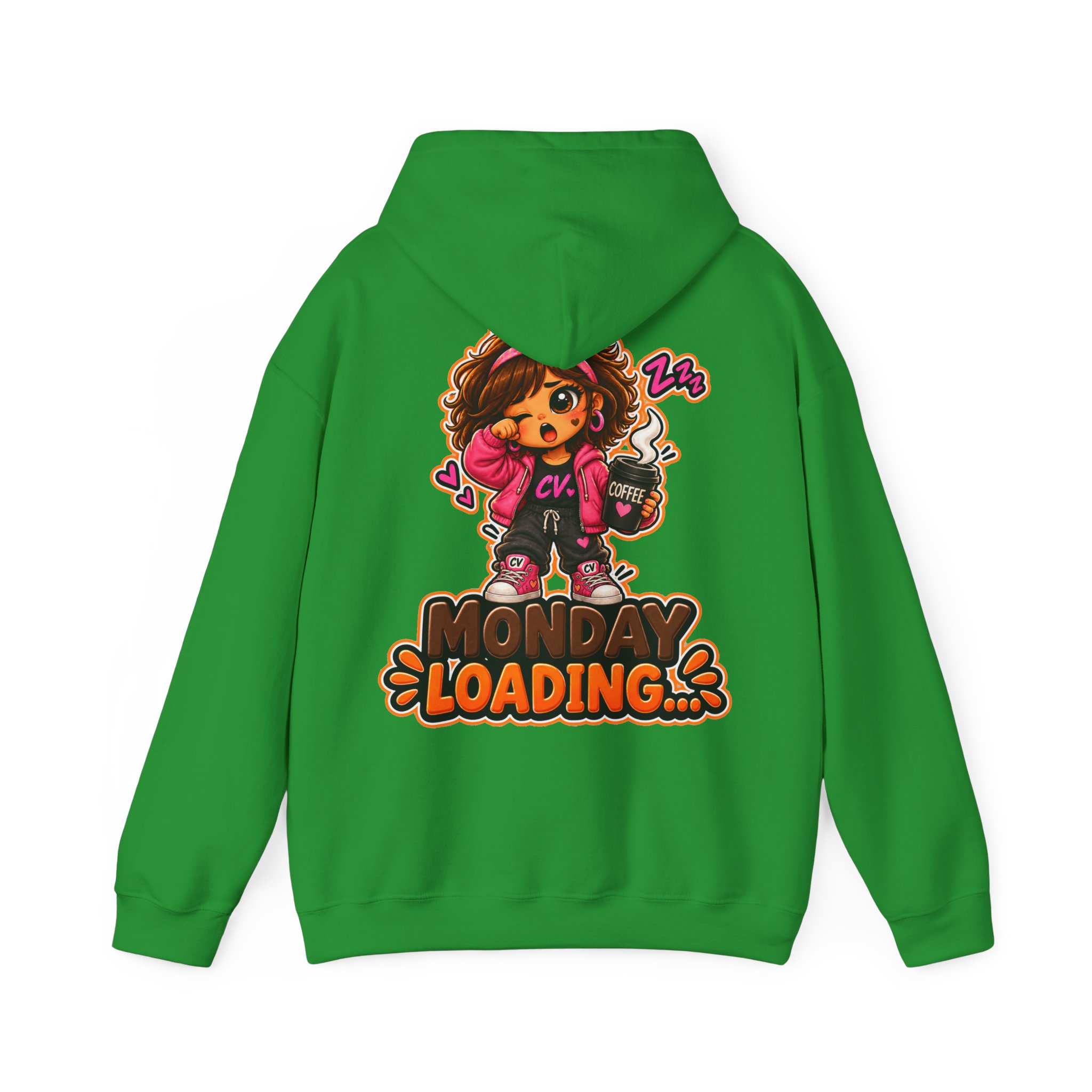 Kuschliger "Monday Loading...." Oversize-Hoodie | Snack Mascot Illustration – Bild 12