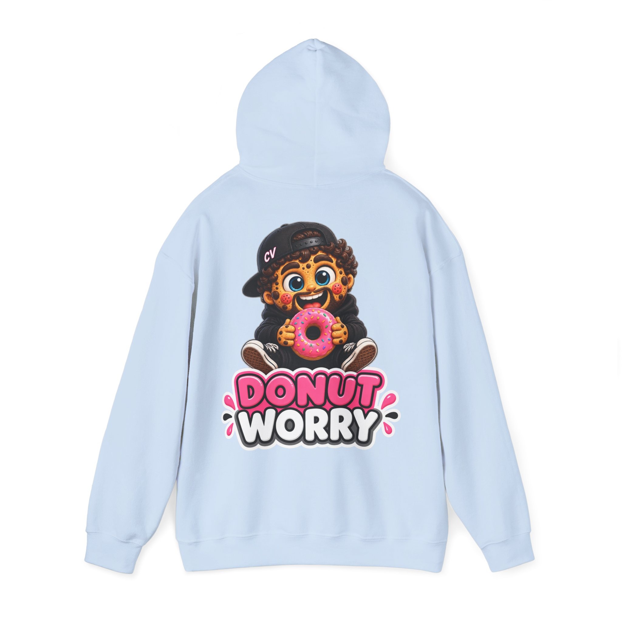 Kuschliger "Donut Worry" Oversize-Hoodie | Snack Mascot Illustration – Bild 19
