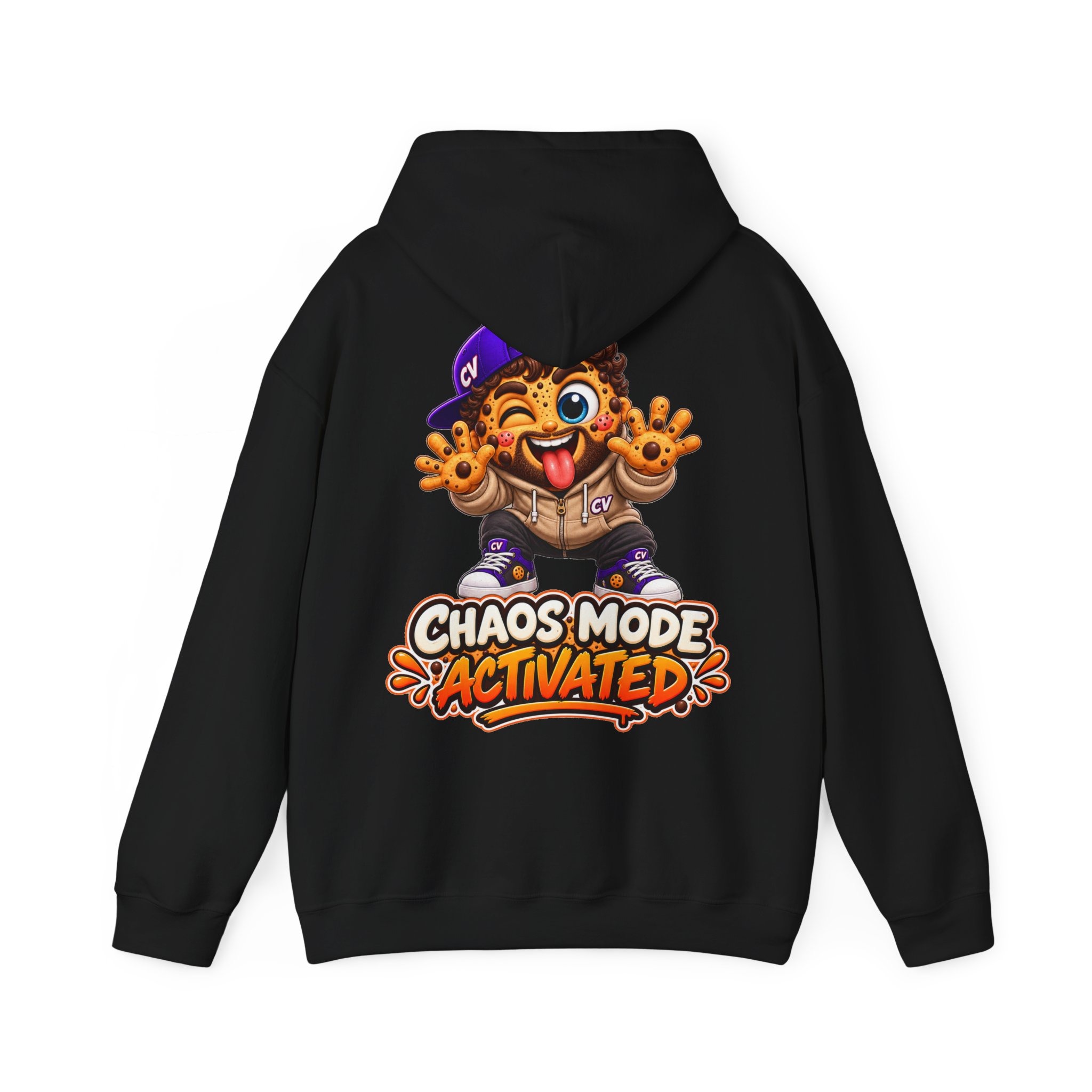 Kuschliger "Chaos Mode Activated" Oversize-Hoodie | Snack Mascot Illustration – Bild 11