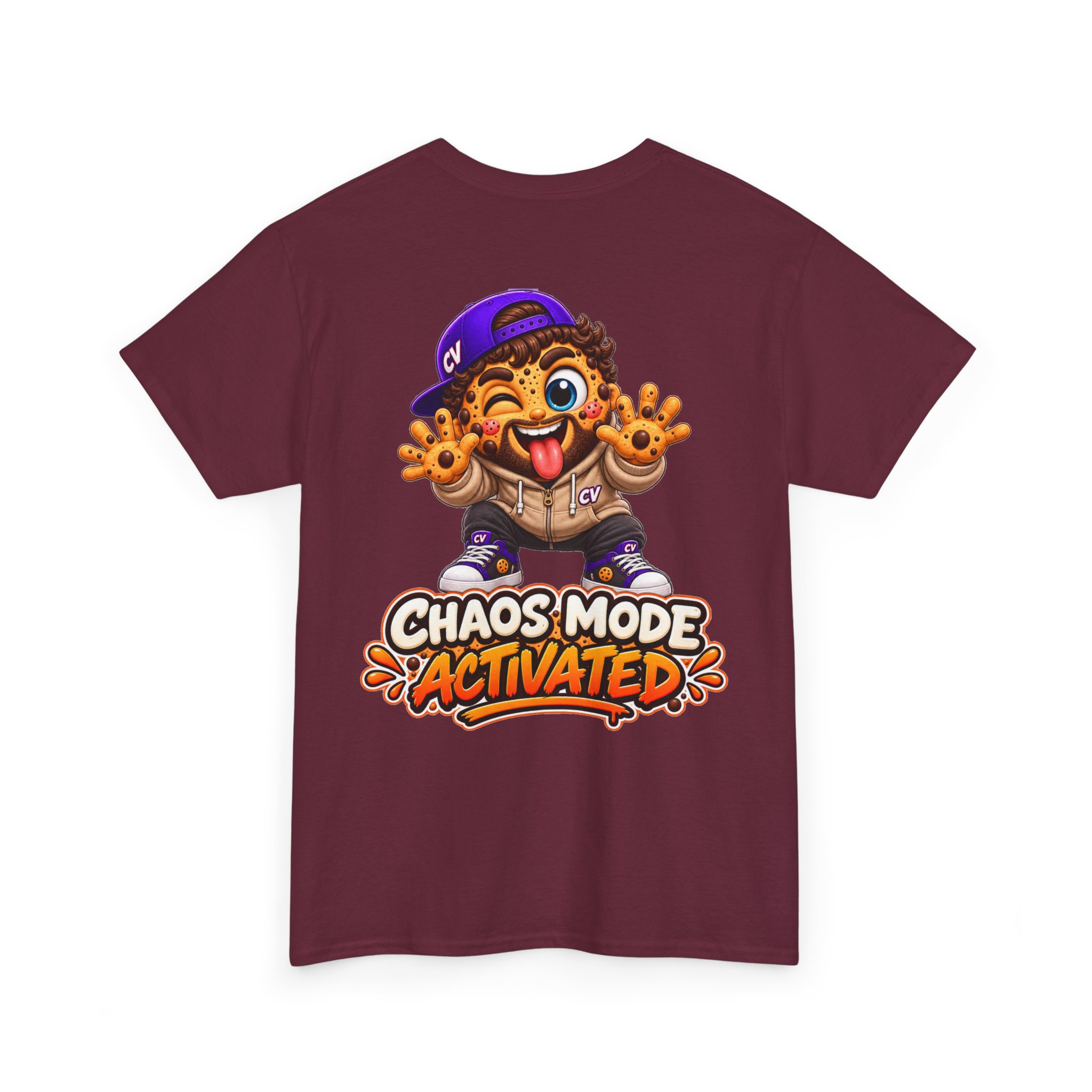 Oversize "Chaos Mode Activated"" T-Shirt | Snack Cookie Graphic Tee – Bild 11