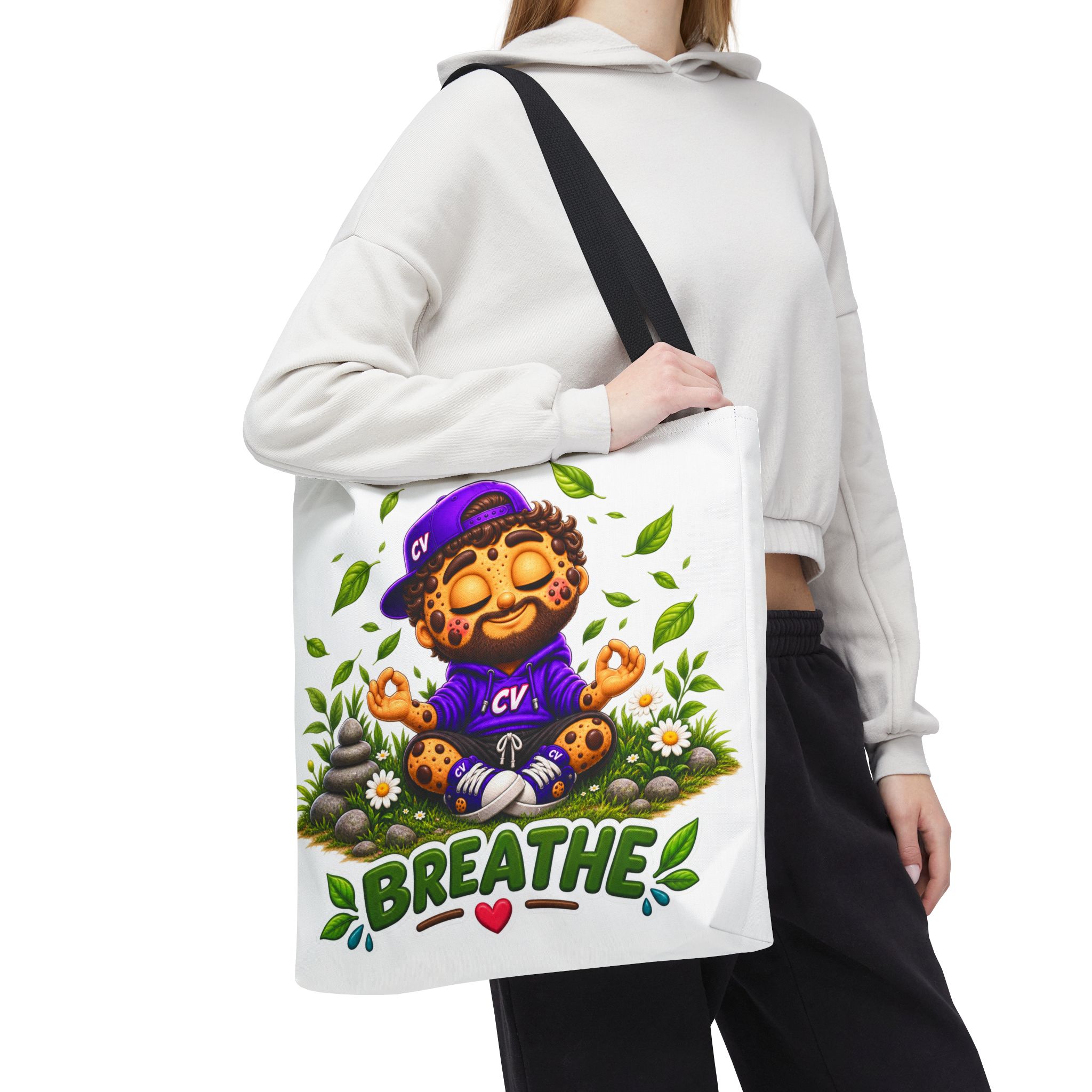 Crunchyverse Cookie Maskottchen-Tragetasche | "Breathe" Character Artwork – Bild 7
