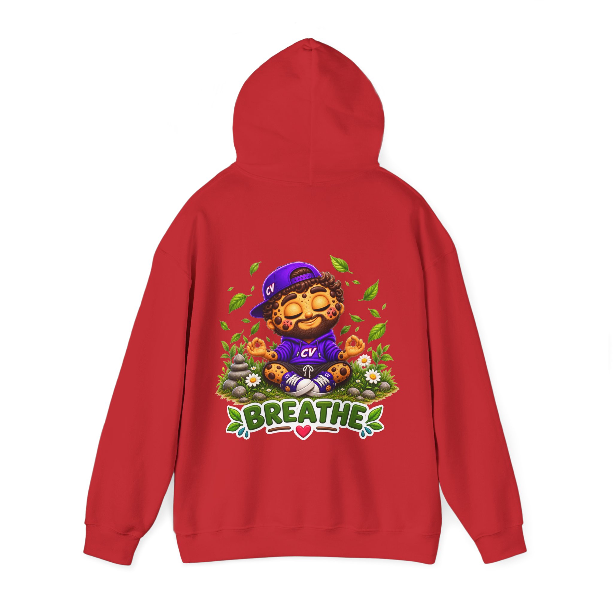 Kuschliger "Breathe" Oversize-Hoodie | Snack Mascot Illustration – Bild 23