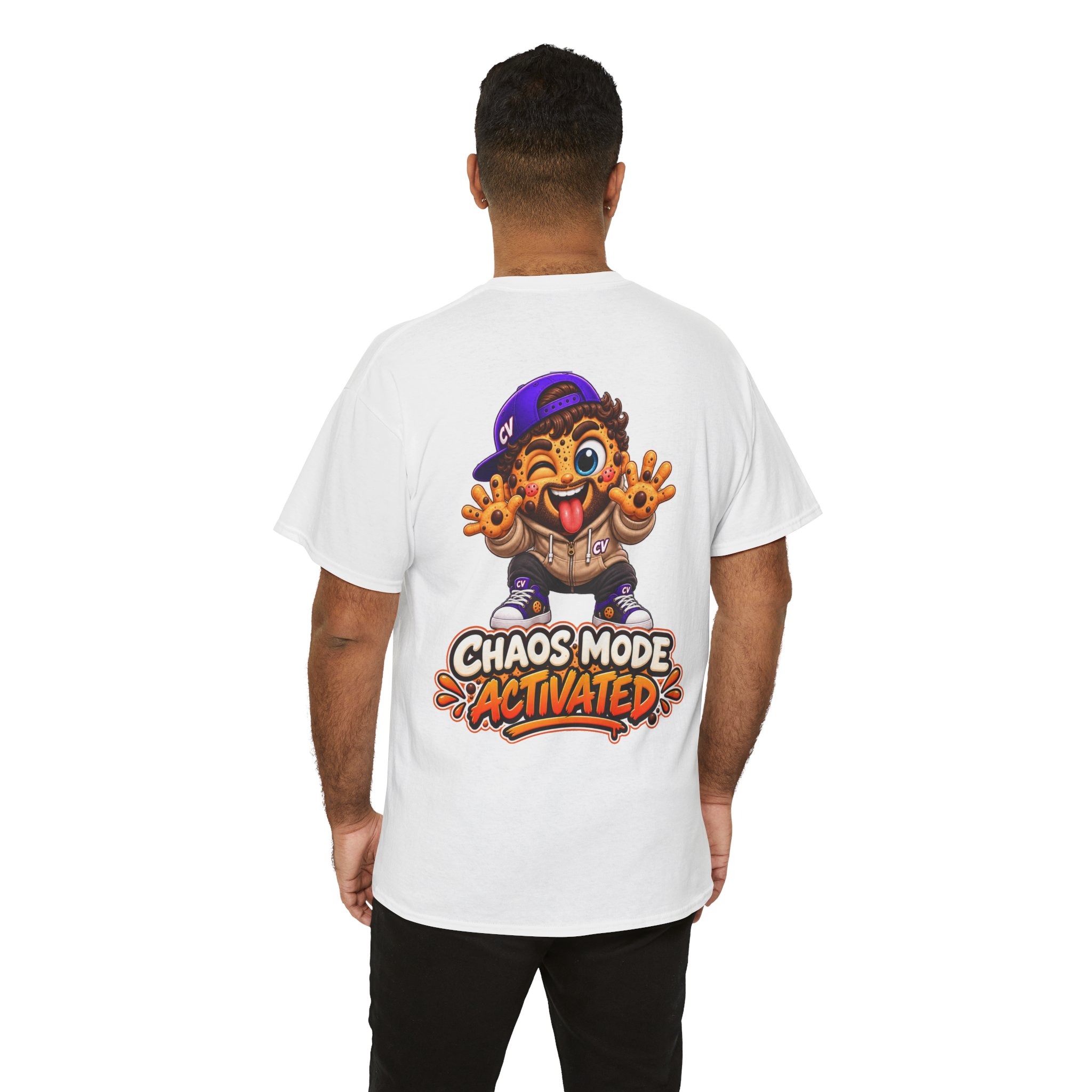 Oversize "Chaos Mode Activated"" T-Shirt | Snack Cookie Graphic Tee – Bild 5