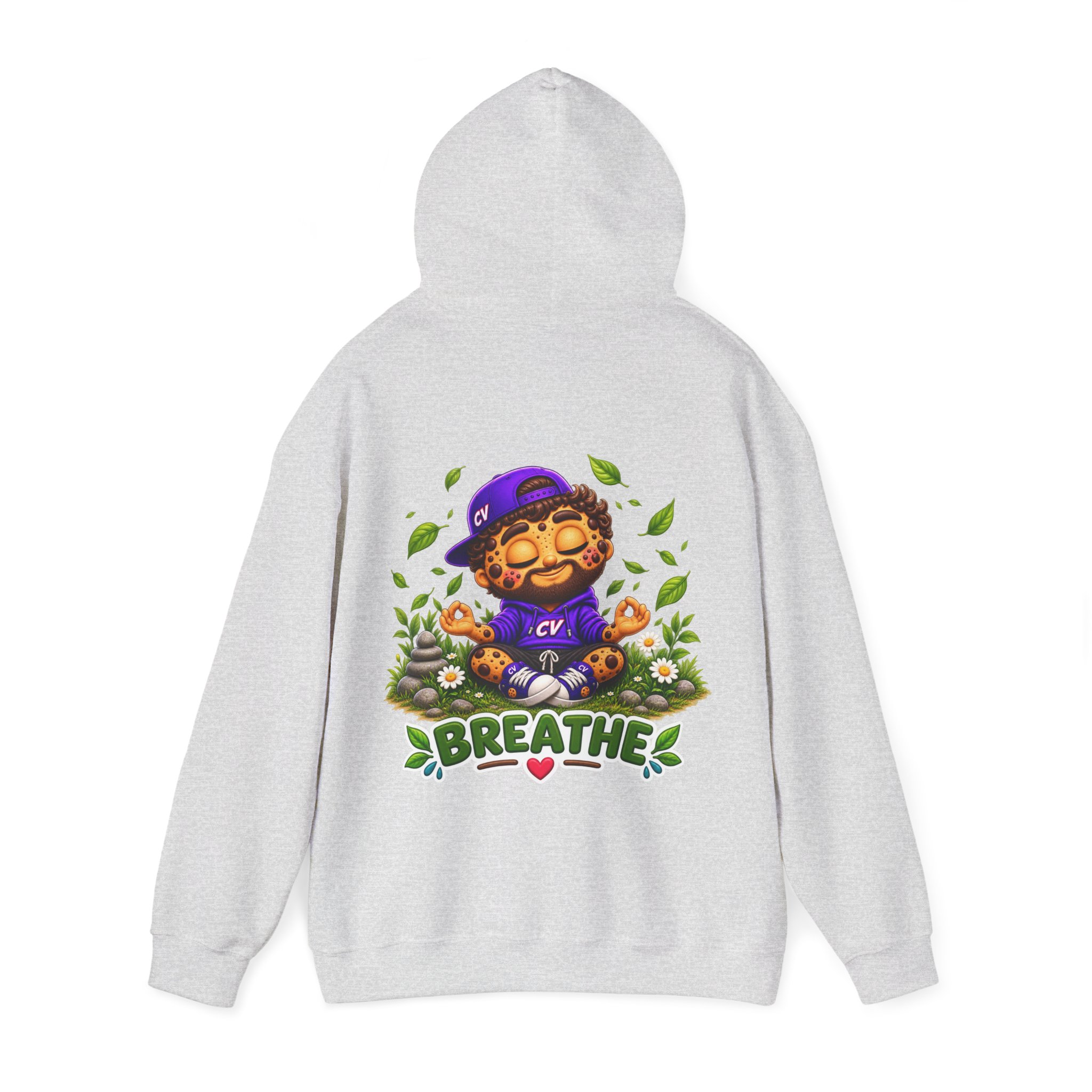 Kuschliger "Breathe" Oversize-Hoodie | Snack Mascot Illustration – Bild 15