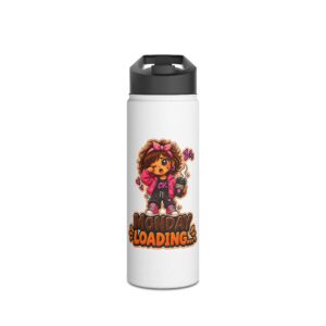 Cookie "My Best Friend Has Paws Cat" Character Edelstahl-Wasserflasche | Crunchiverse