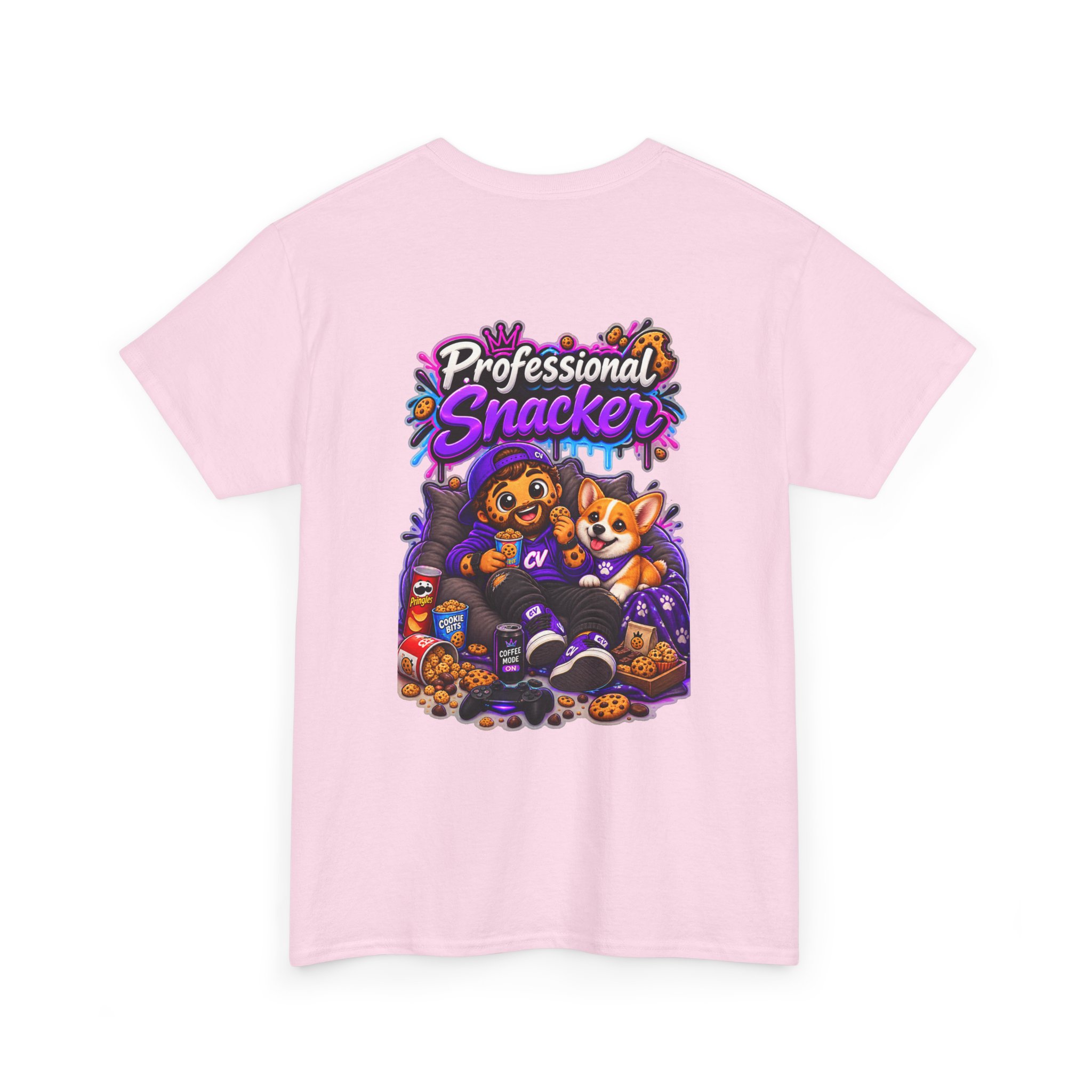 Oversize "Professional Snacker" T-Shirt | Snack Cookie Graphic Tee – Bild 10