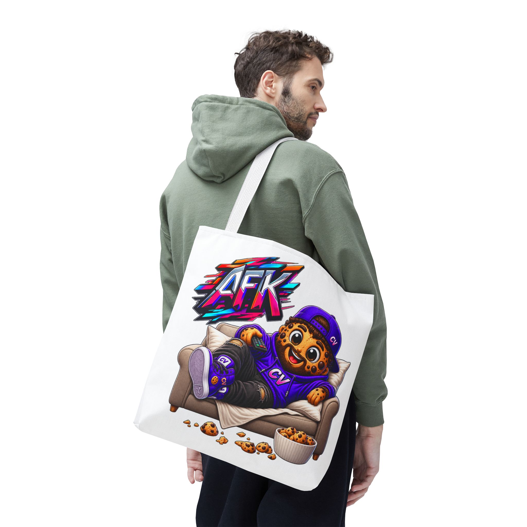 Crunchyverse Cookie Maskottchen-Tragetasche | "AFK" Character Artwork – Bild 14