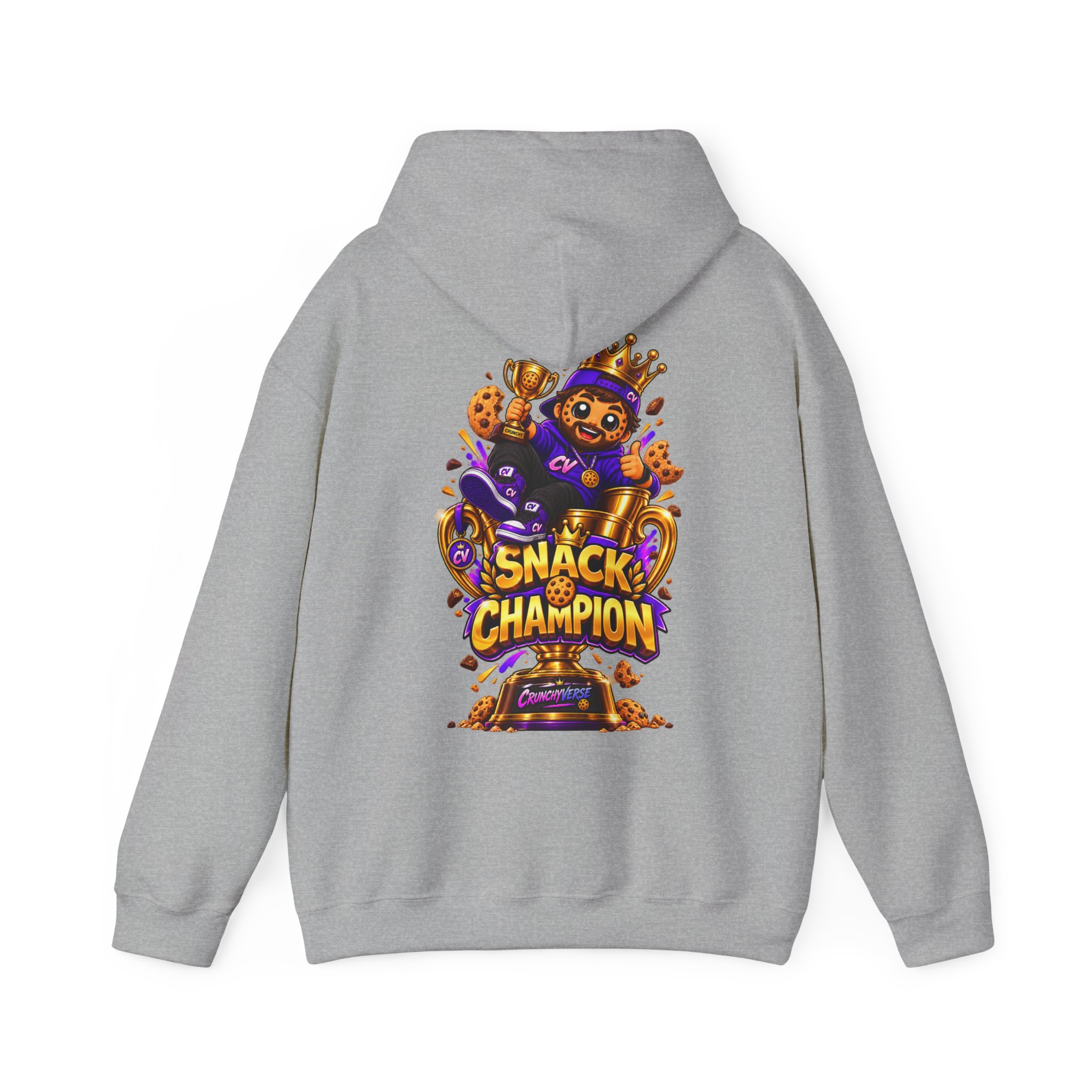 Kuschliger "Snack Champion" Oversize-Hoodie | Snack Mascot Illustration – Bild 6