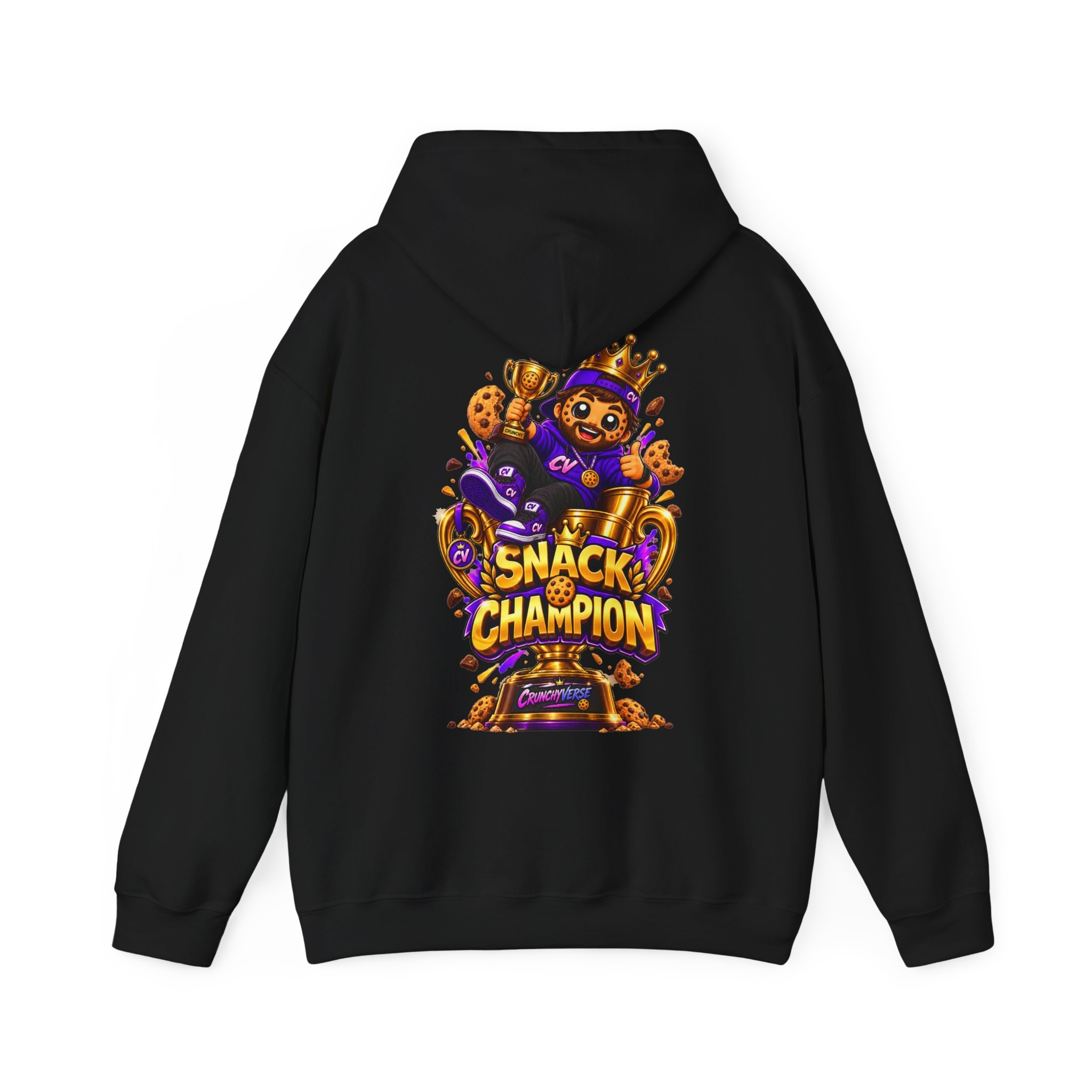 Kuschliger "Snack Champion" Oversize-Hoodie | Snack Mascot Illustration – Bild 5