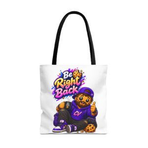 Crunchyverse Cookie Maskottchen-Tragetasche | "Be Right Back" Character Artwork