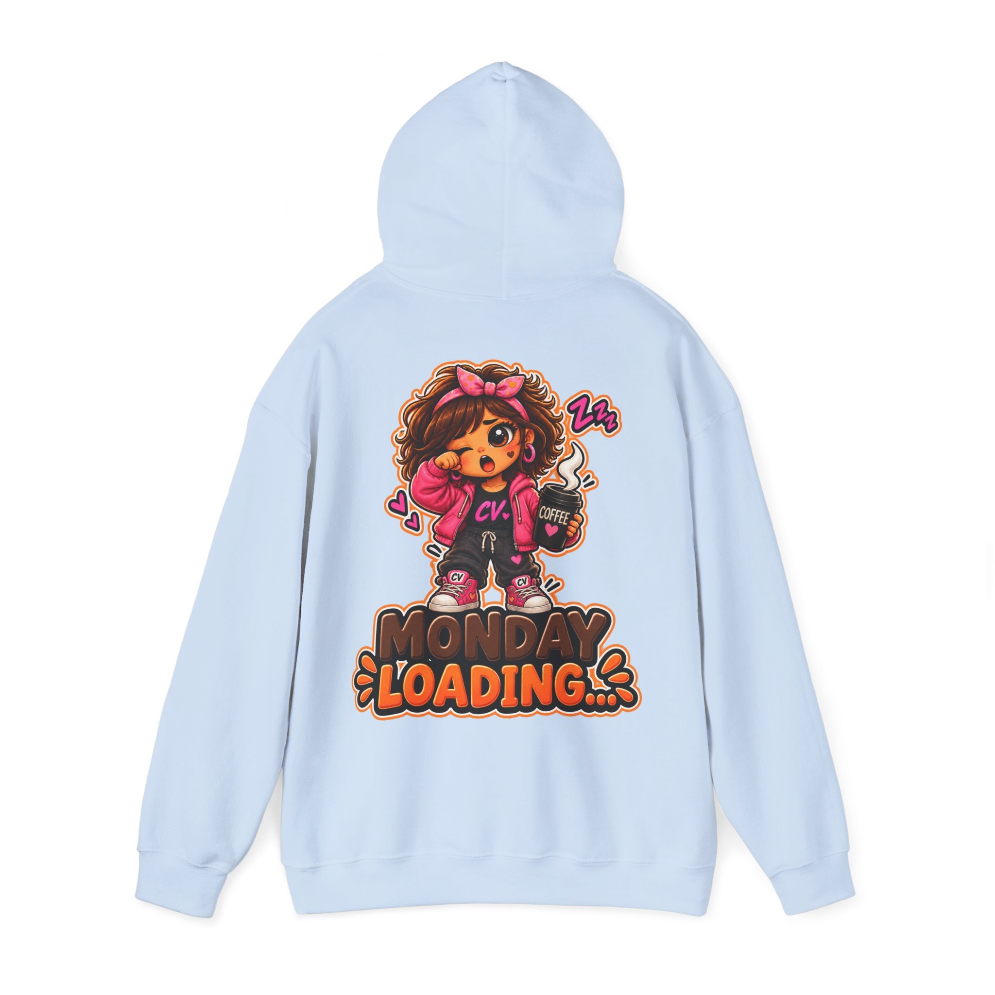 Kuschliger "Monday Loading...." Oversize-Hoodie | Snack Mascot Illustration – Bild 19