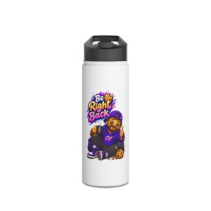 Cookie "Be Right Back" Character Edelstahl-Wasserflasche | Crunchiverse