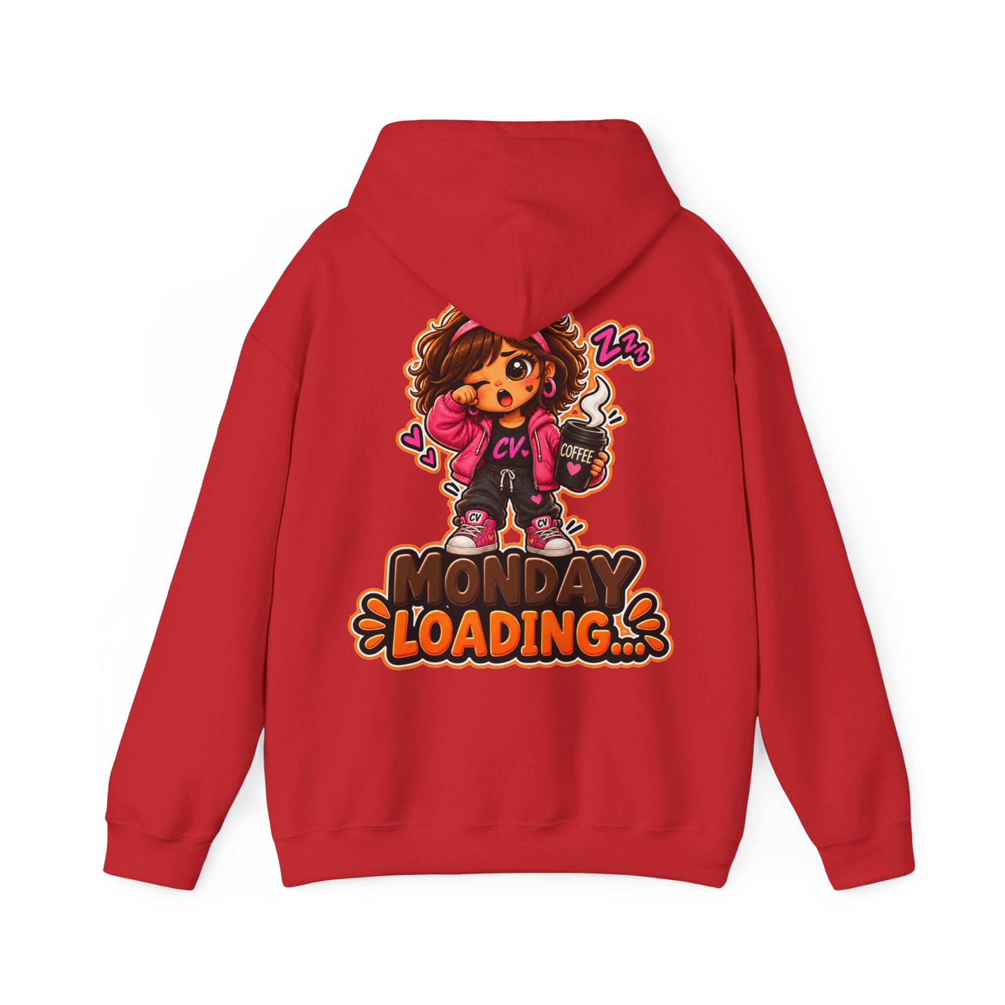 Kuschliger "Monday Loading...." Oversize-Hoodie | Snack Mascot Illustration – Bild 22