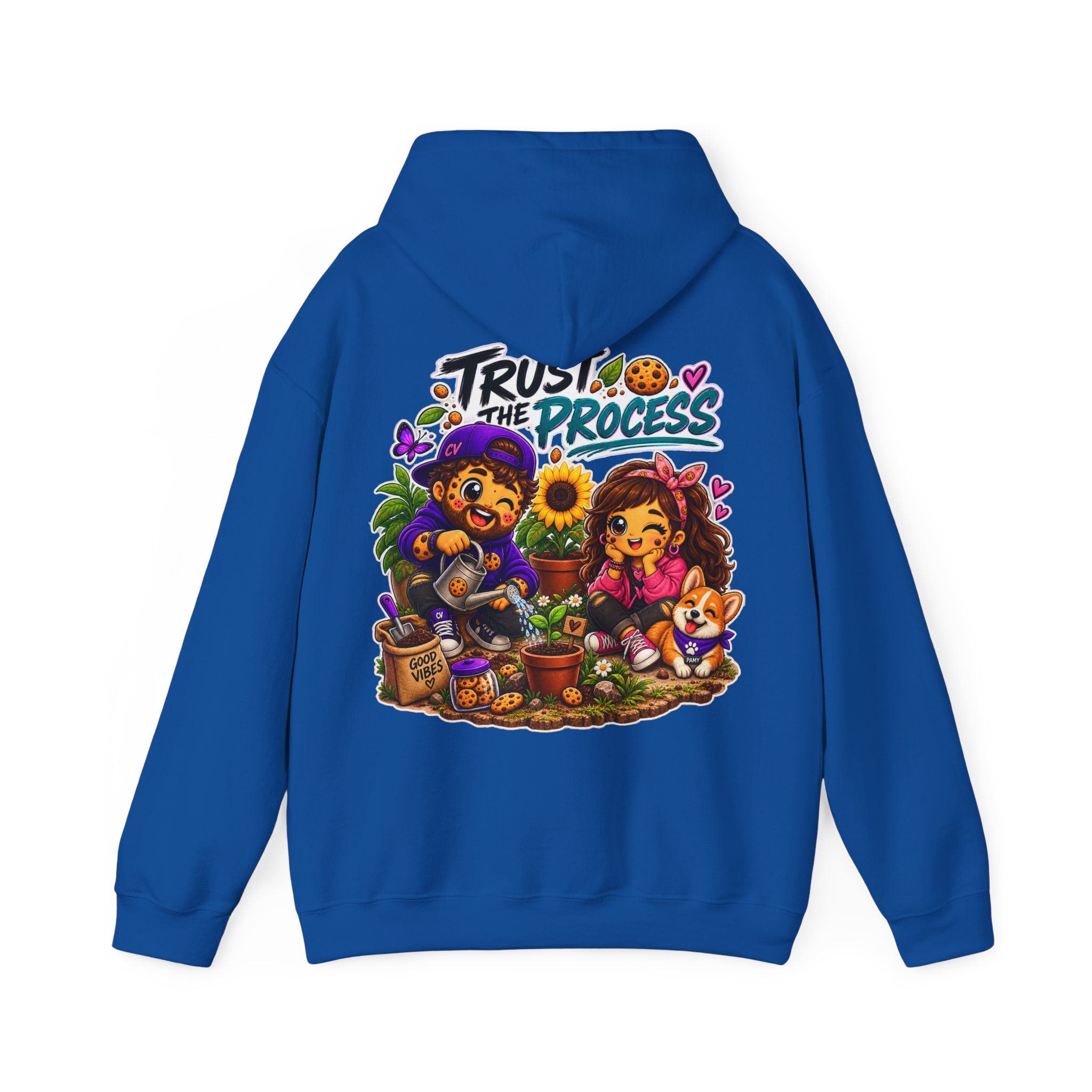 Kuschliger "Trust The Process" Oversize-Hoodie | Snack Mascot Illustration – Bild 10