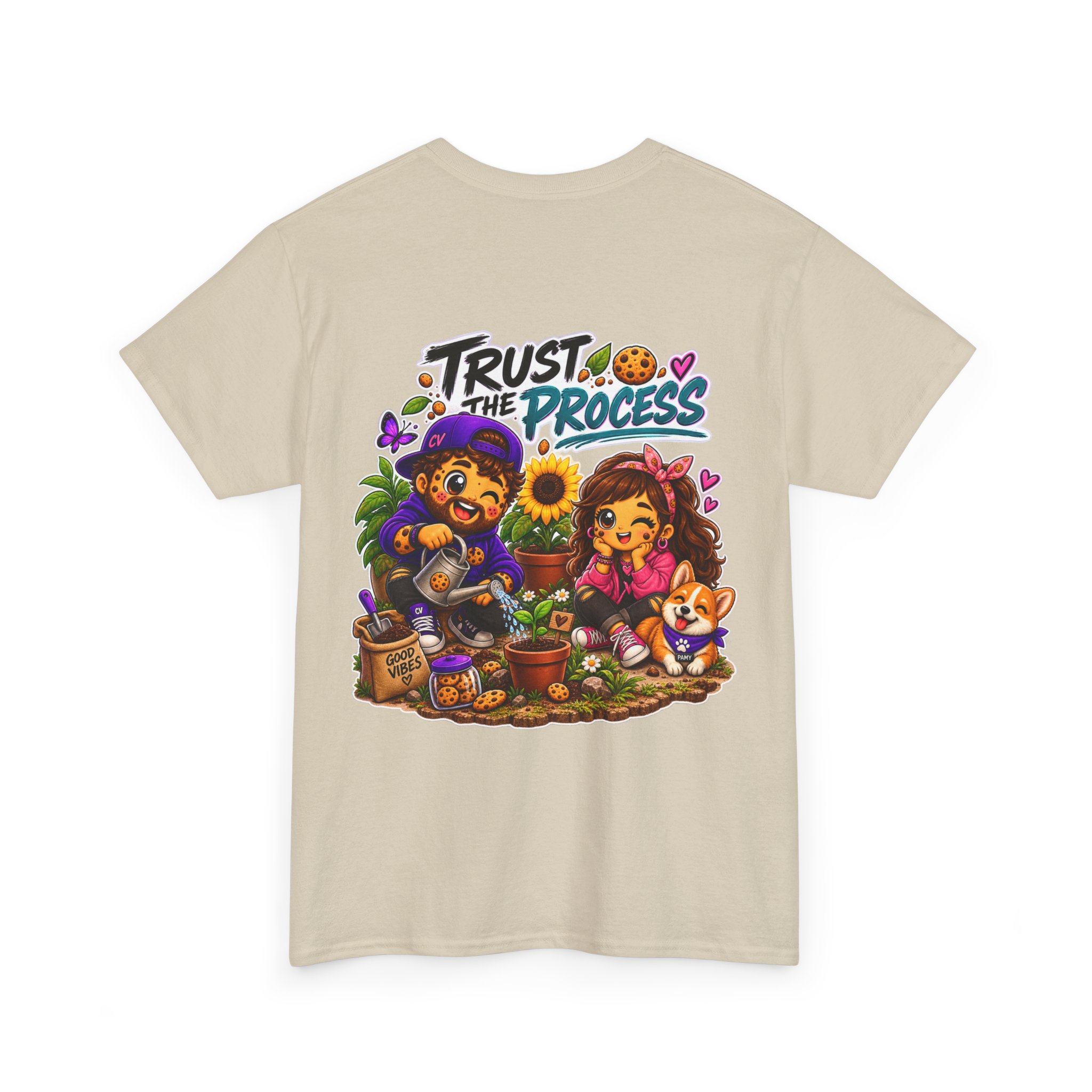 Oversize "Trust The Process" T-Shirt | Snack Cookie Graphic Tee – Bild 9