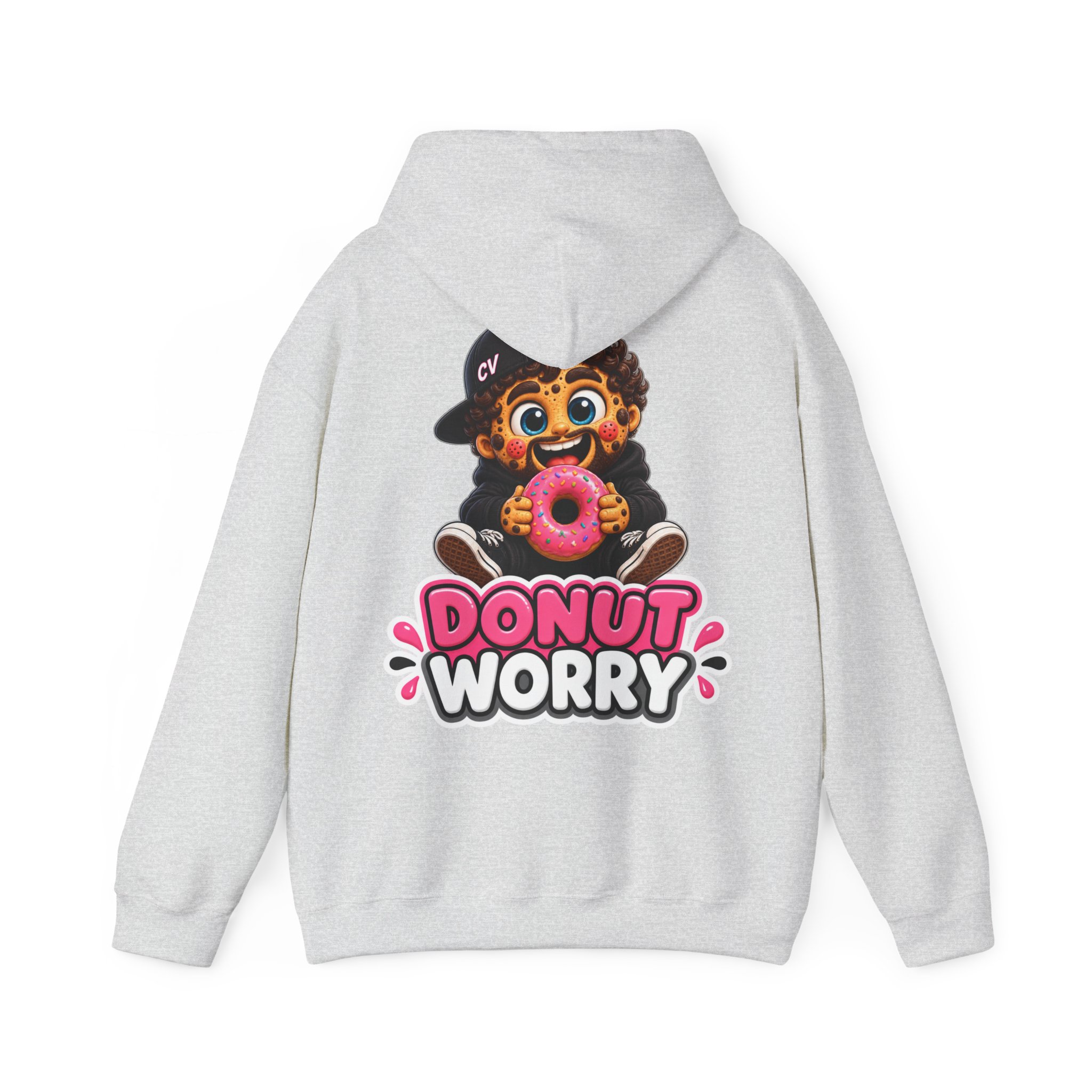 Kuschliger "Donut Worry" Oversize-Hoodie | Snack Mascot Illustration – Bild 14