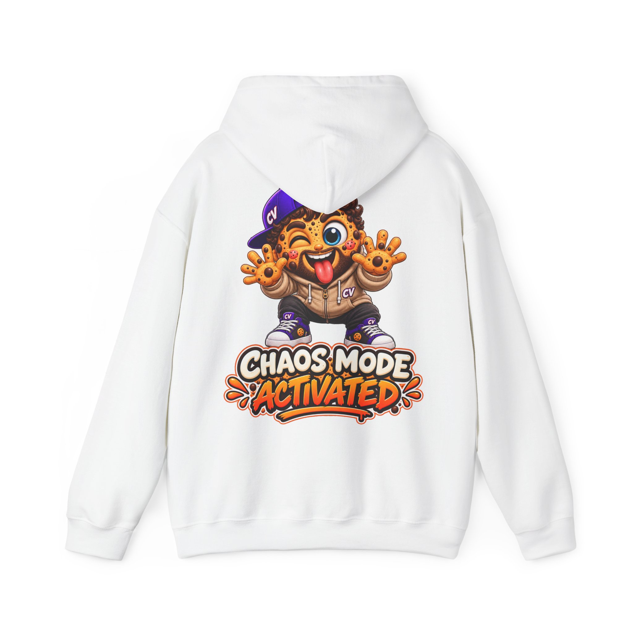 Kuschliger "Chaos Mode Activated" Oversize-Hoodie | Snack Mascot Illustration – Bild 5