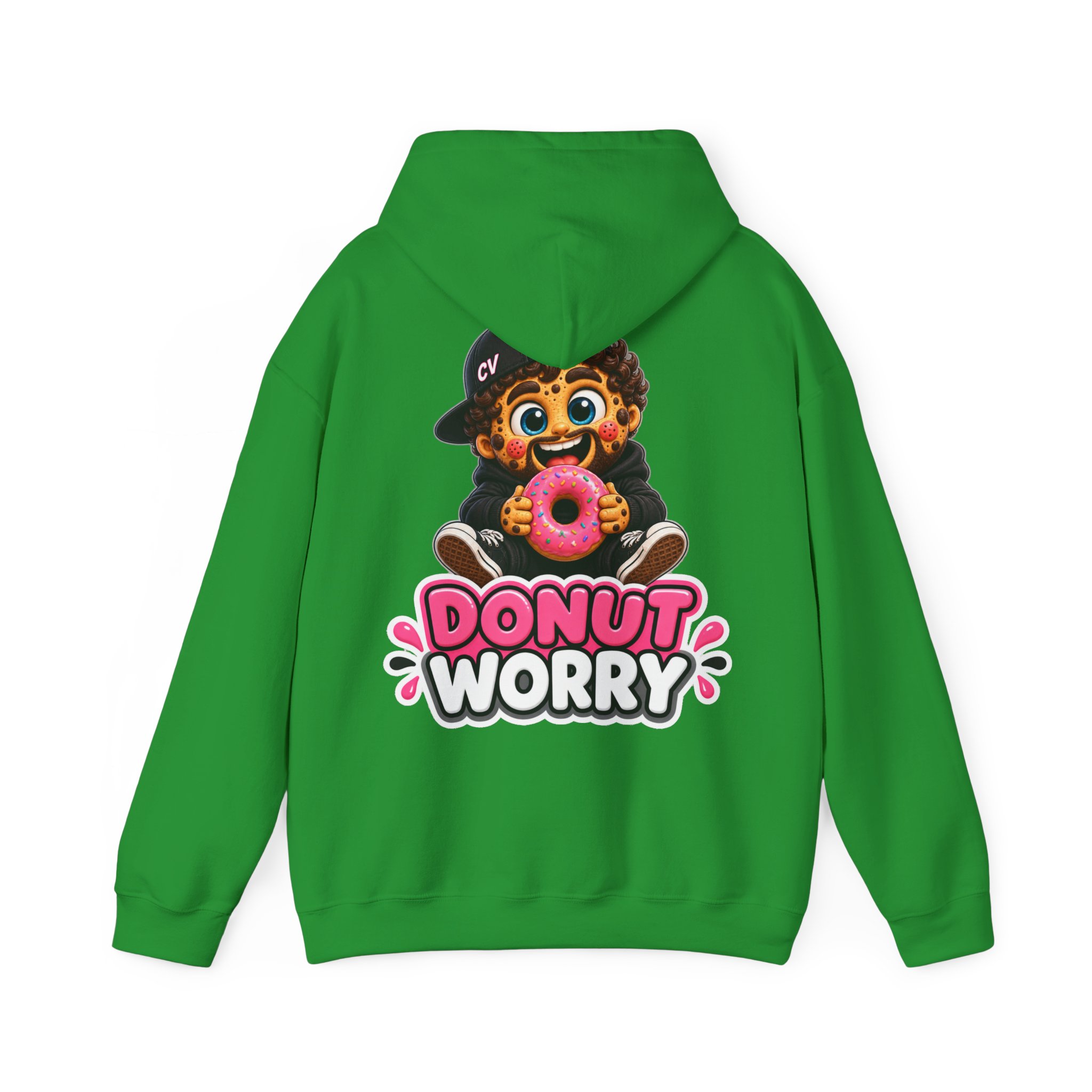 Kuschliger "Donut Worry" Oversize-Hoodie | Snack Mascot Illustration – Bild 12