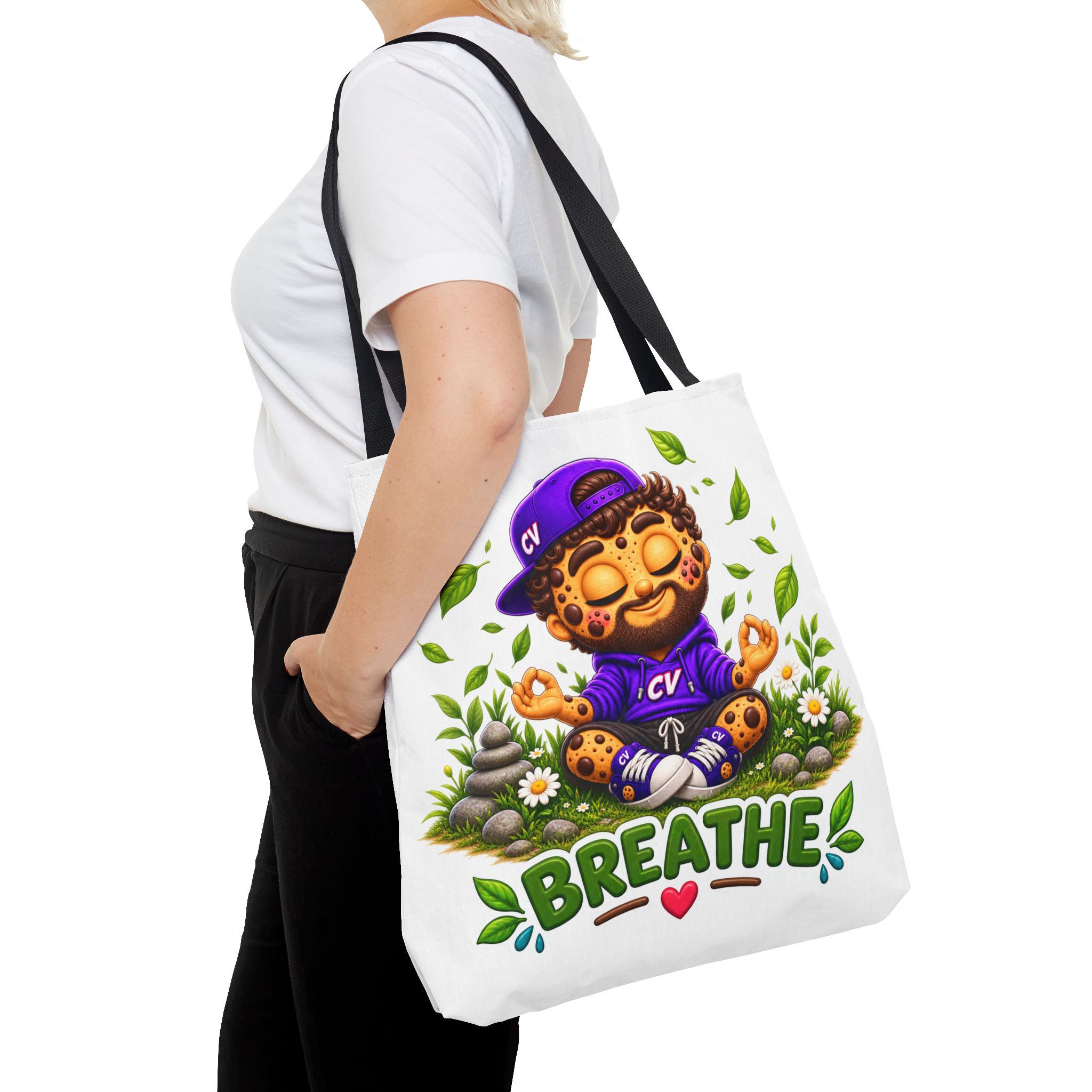 Crunchyverse Cookie Maskottchen-Tragetasche | "Breathe" Character Artwork – Bild 4