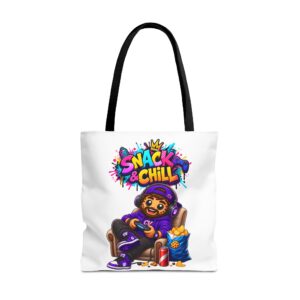 Crunchyverse Cookie Maskottchen-Tragetasche | "Snack & Chill" Character Artwork