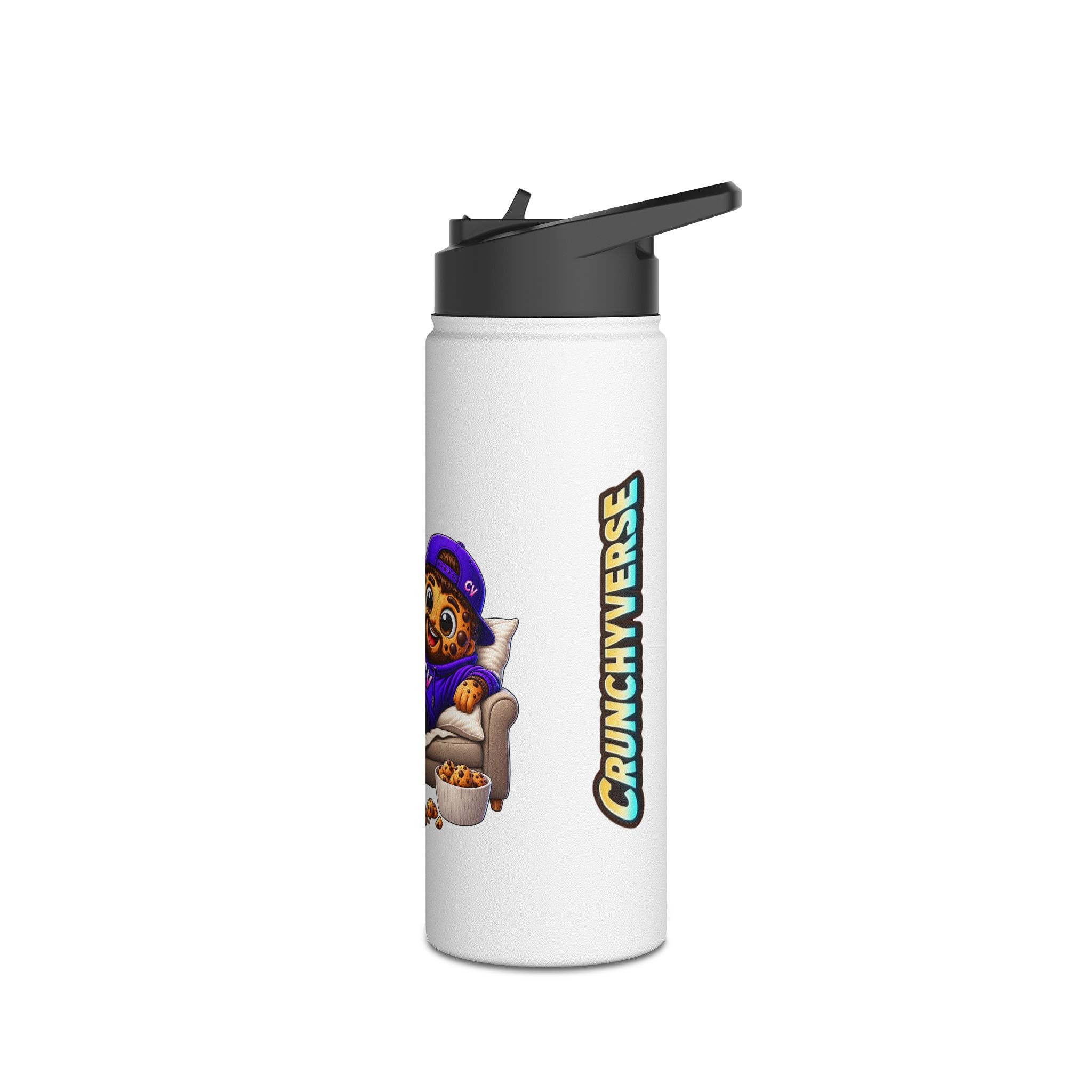 Cookie "AFK" Character Edelstahl-Wasserflasche | Crunchiverse – Bild 4