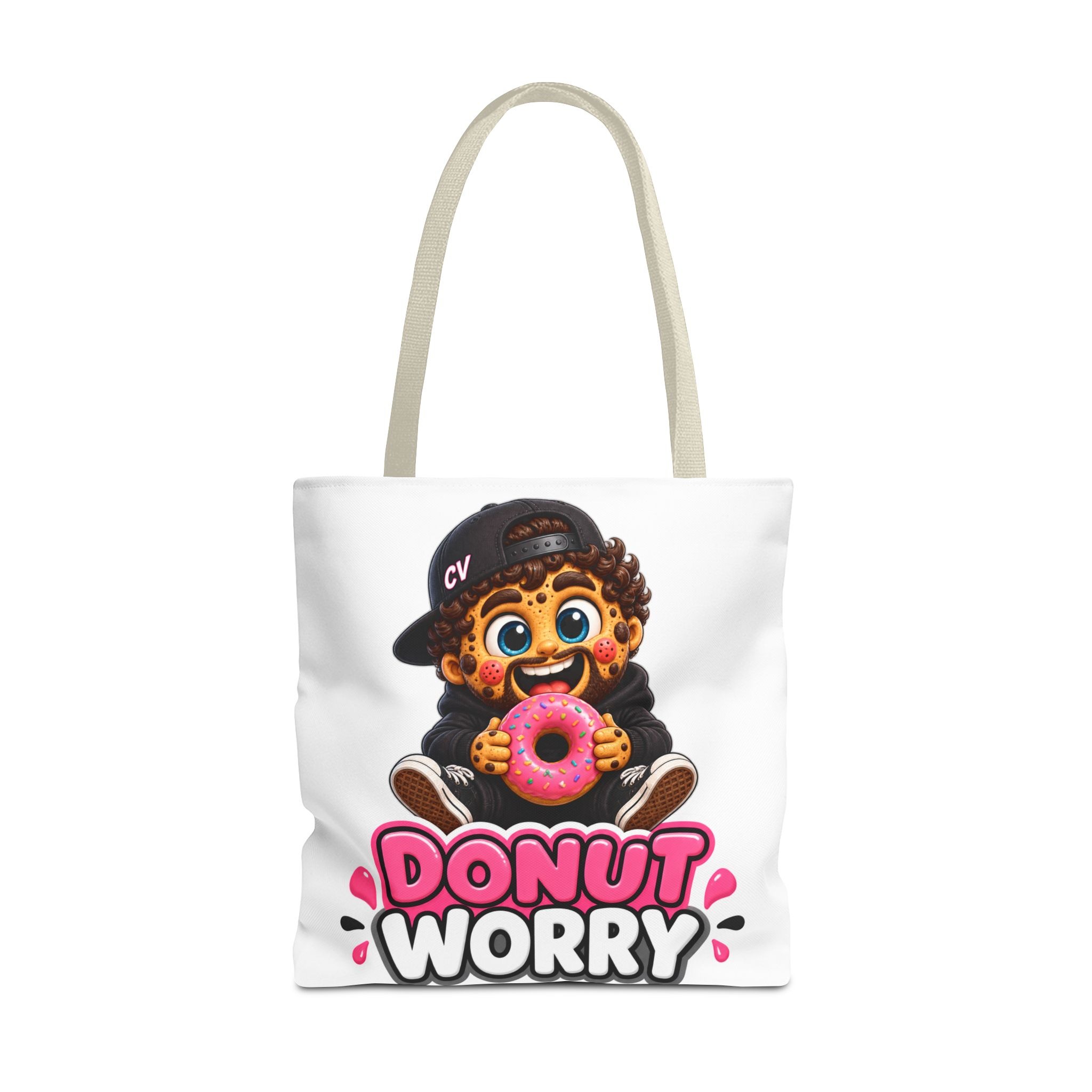 Crunchyverse Cookie Maskottchen-Tragetasche | "Donut Worry" Character Artwork – Bild 17