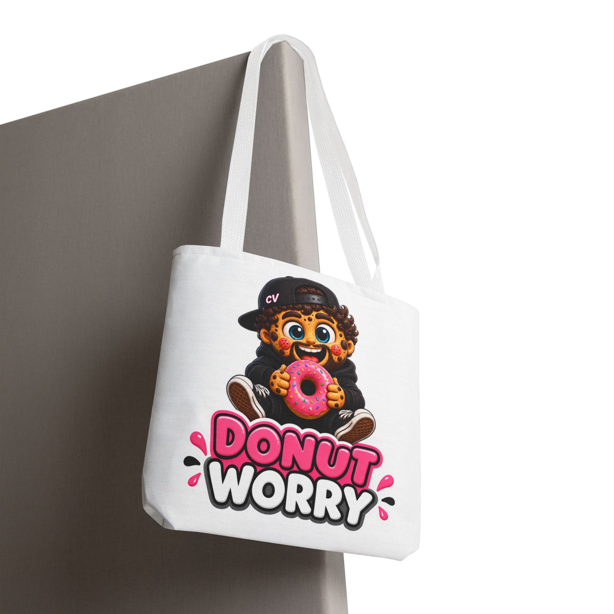 Crunchyverse Cookie Maskottchen-Tragetasche | "Donut Worry" Character Artwork – Bild 16
