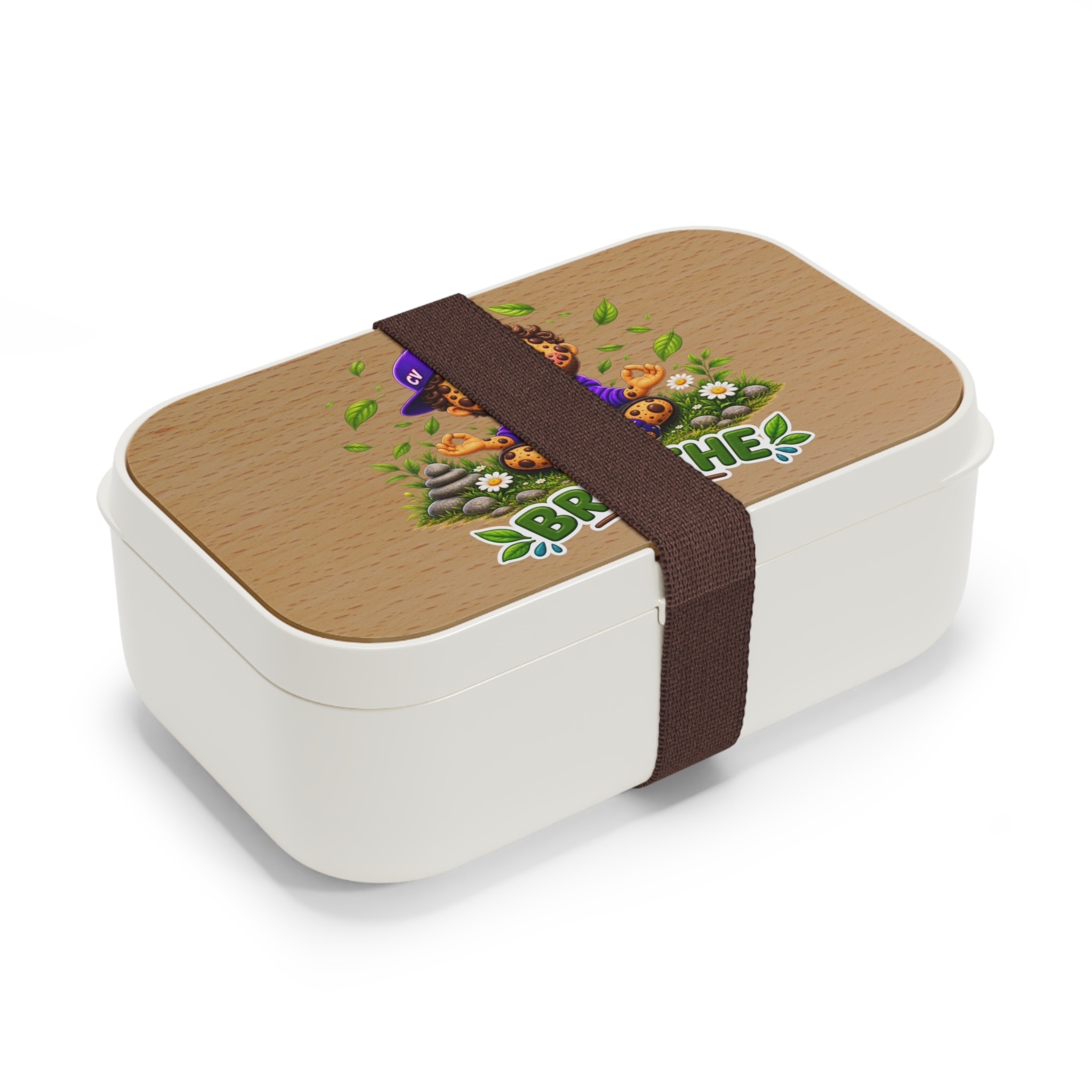 Bento Lunch Box | "Breath" | Cute Cosmic Cheetah Design – Bild 2