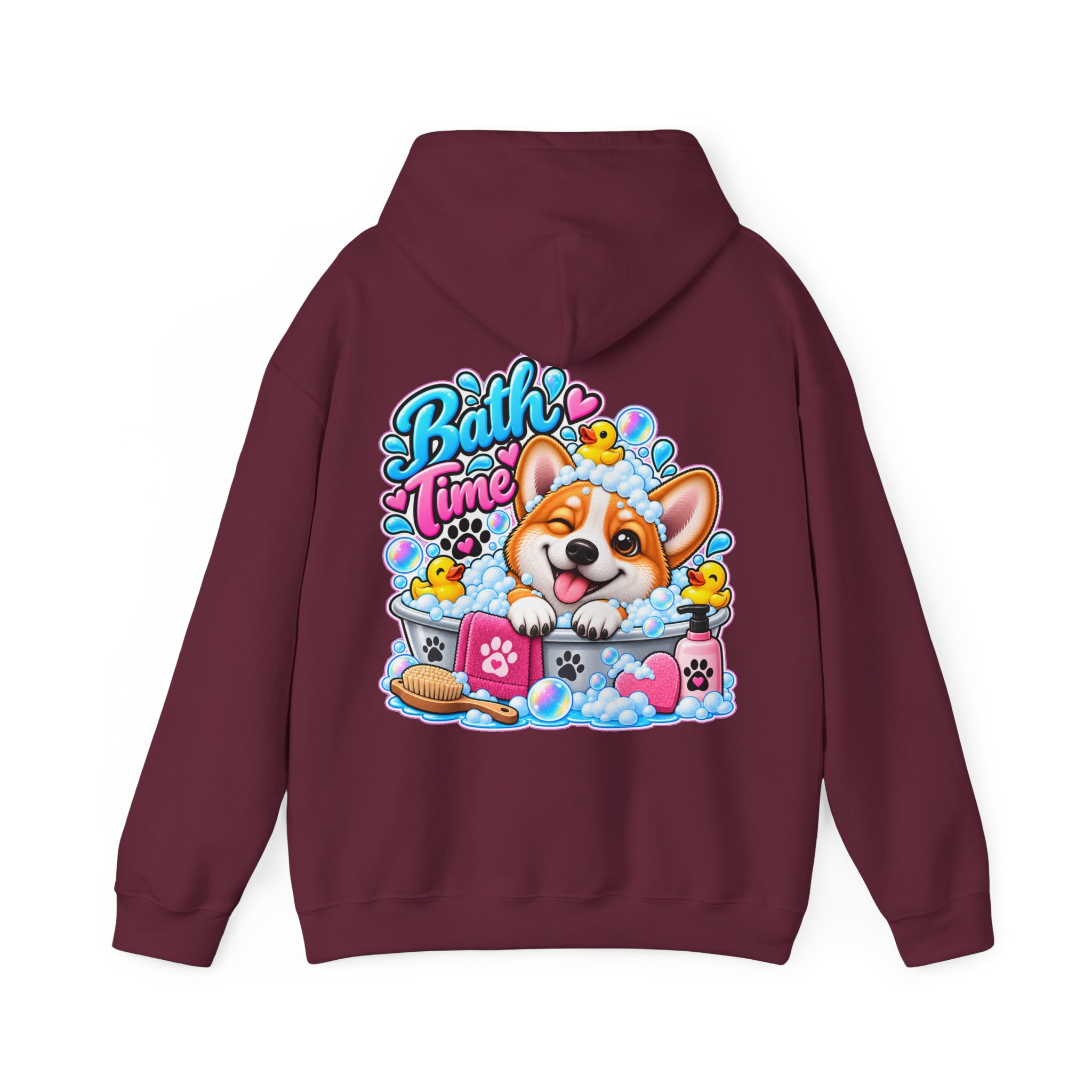 Kuscheliger "Bath Time" Oversize-Hoodie | Snack Mascot Illustration – Bild 8