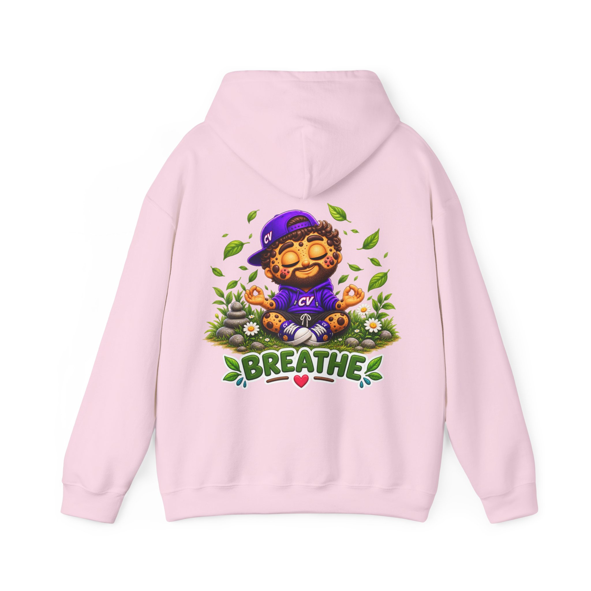 Kuschliger "Breathe" Oversize-Hoodie | Snack Mascot Illustration – Bild 9