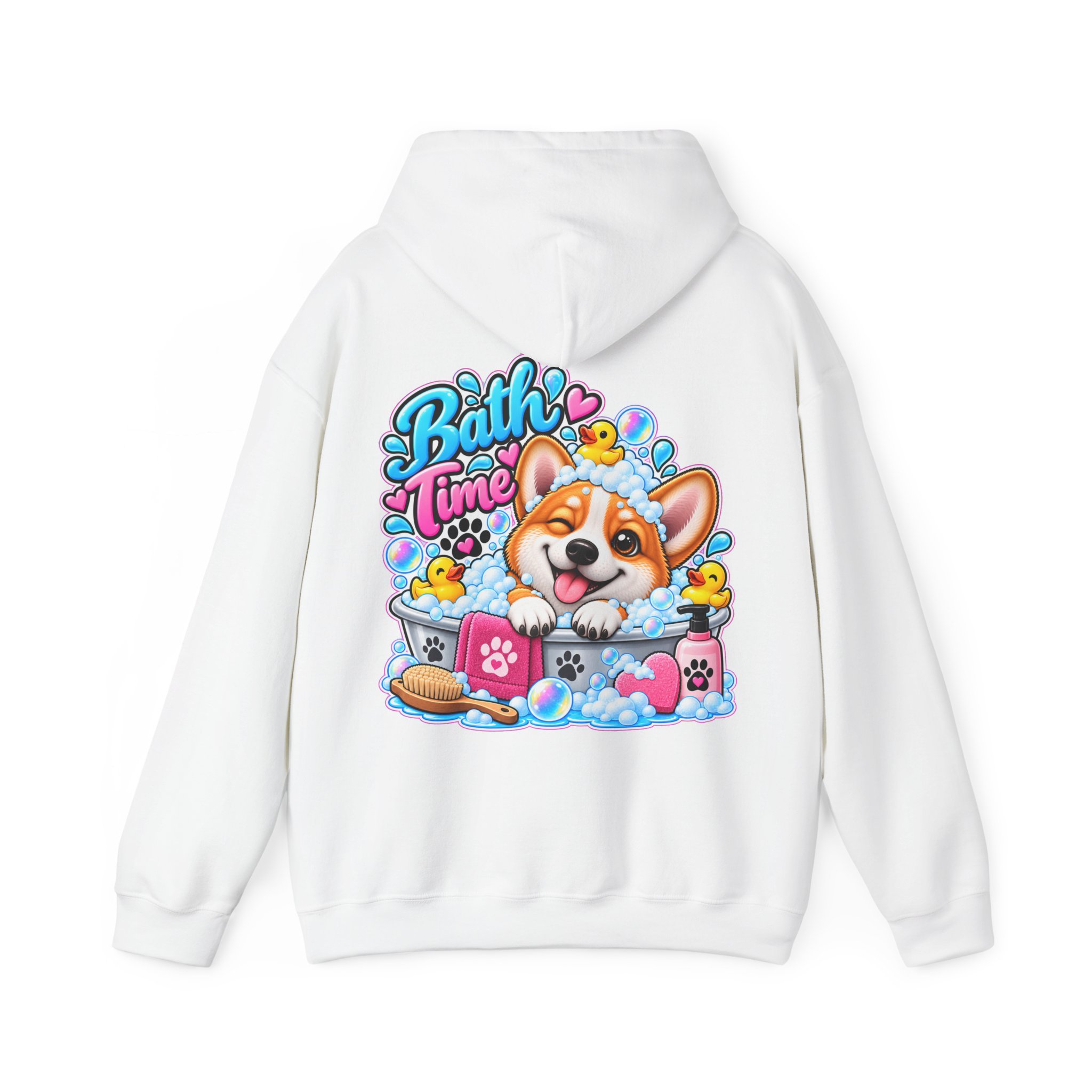 Kuscheliger "Bath Time" Oversize-Hoodie | Snack Mascot Illustration – Bild 5
