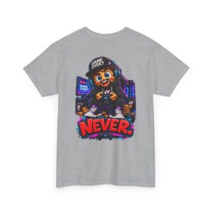 Oversize "Game Over? Never." T-Shirt | Snack Cookie Graphic Tee