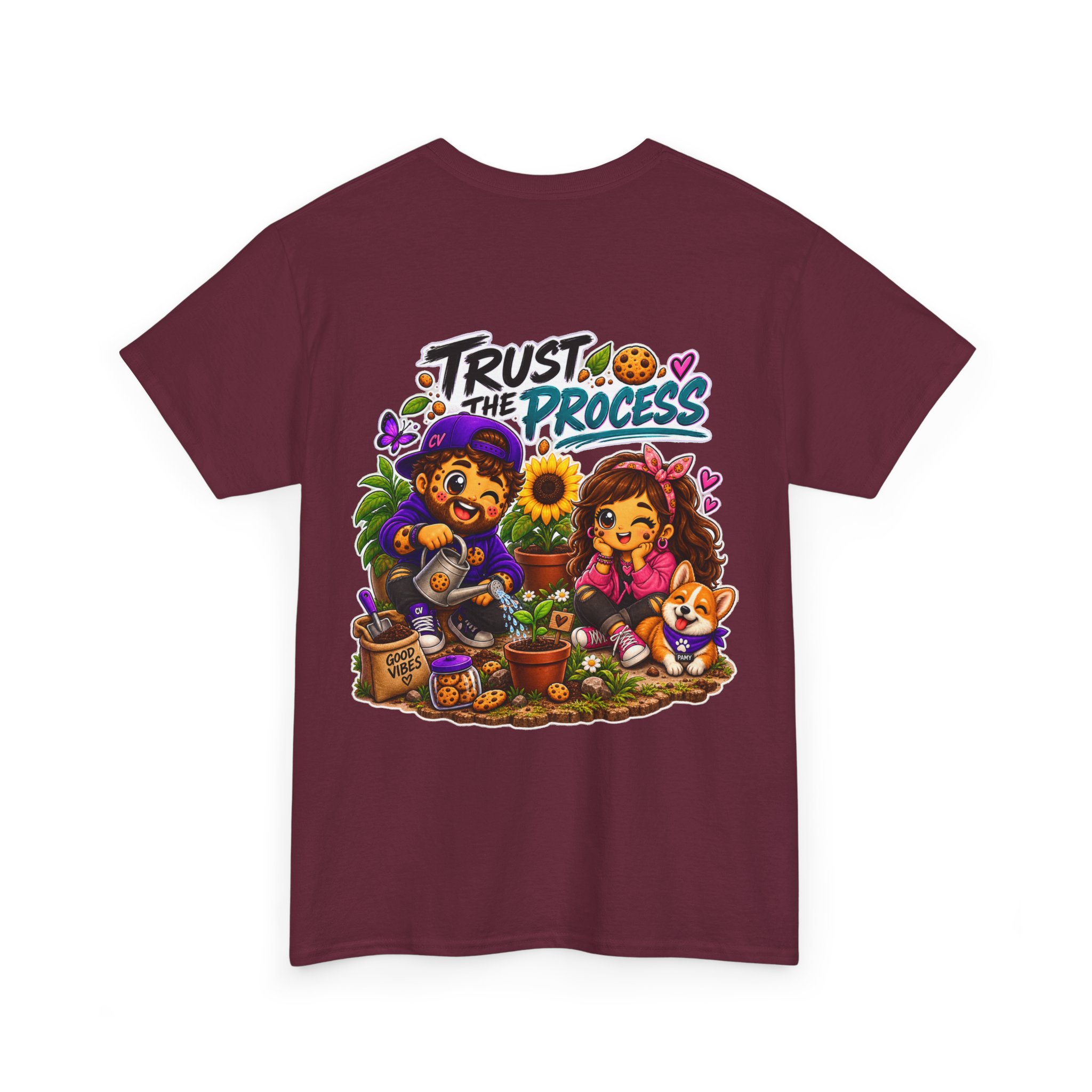 Oversize "Trust The Process" T-Shirt | Snack Cookie Graphic Tee – Bild 11