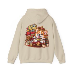 Kuscheliger "The King of the House" Oversize-Hoodie | Snack Mascot Illustration