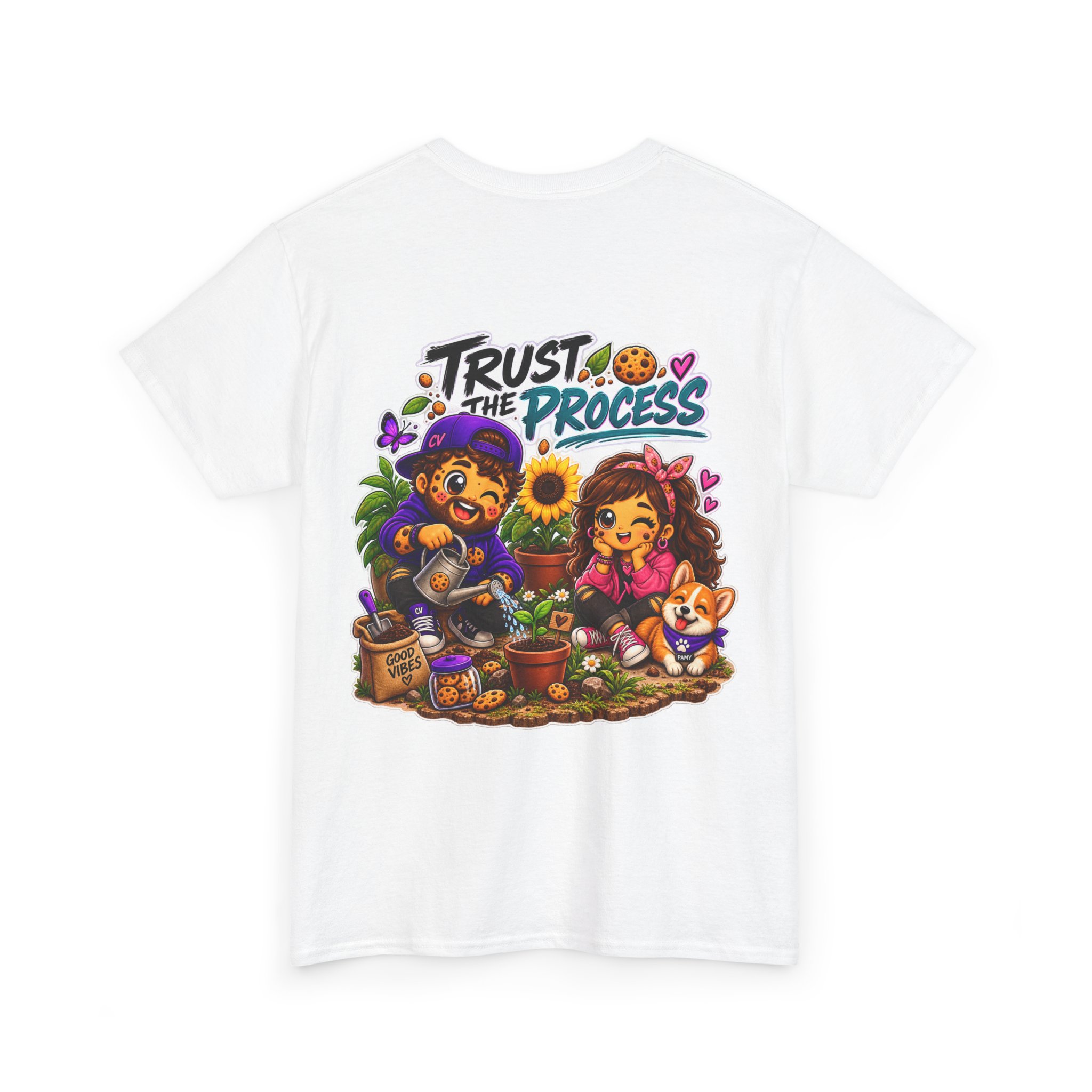 Oversize "Trust The Process" T-Shirt | Snack Cookie Graphic Tee – Bild 8