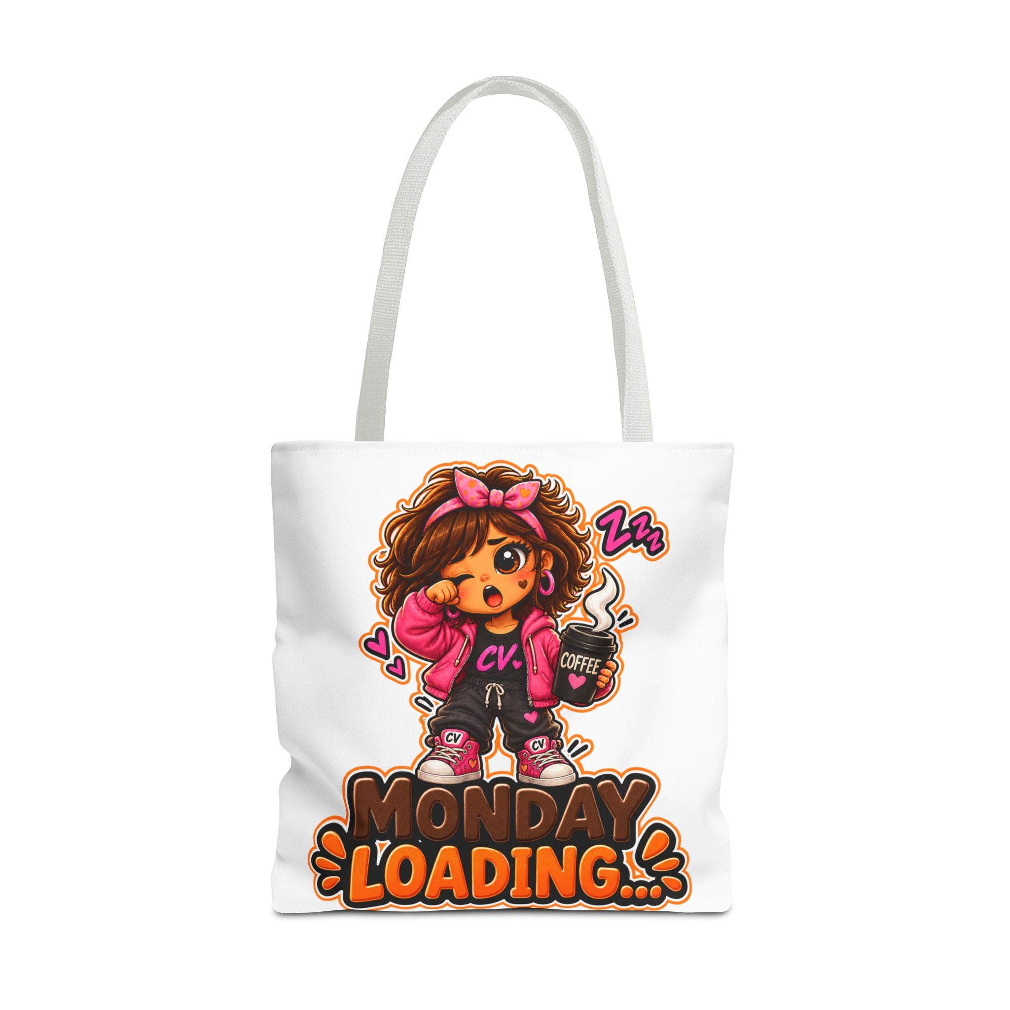 Crunchyverse Cookie Maskottchen-Tragetasche | "Monday Loading...." Character Artwork – Bild 9