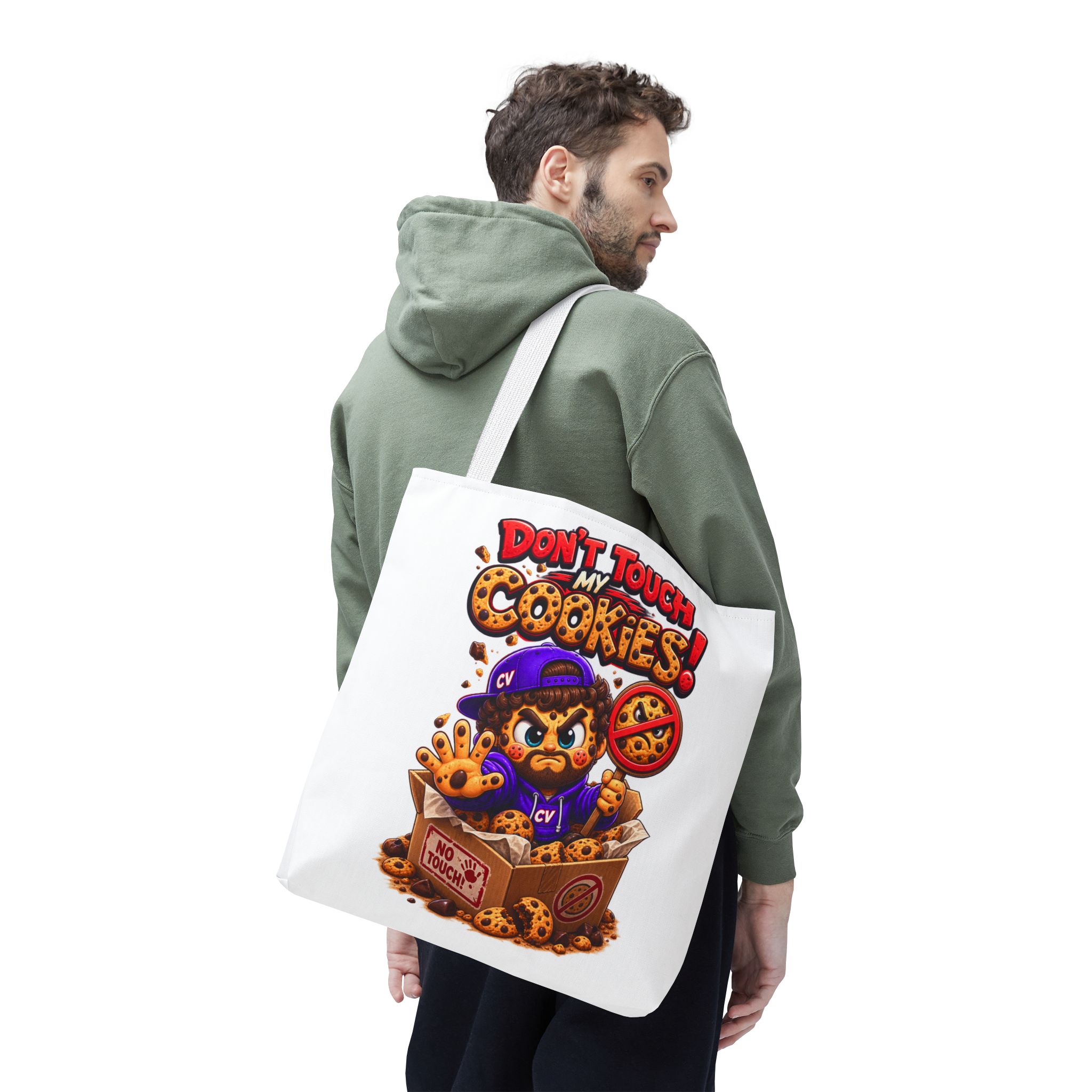 Crunchyverse Cookie Maskottchen-Tragetasche | "Dont Touch my Cookies" Character Artwork – Bild 14