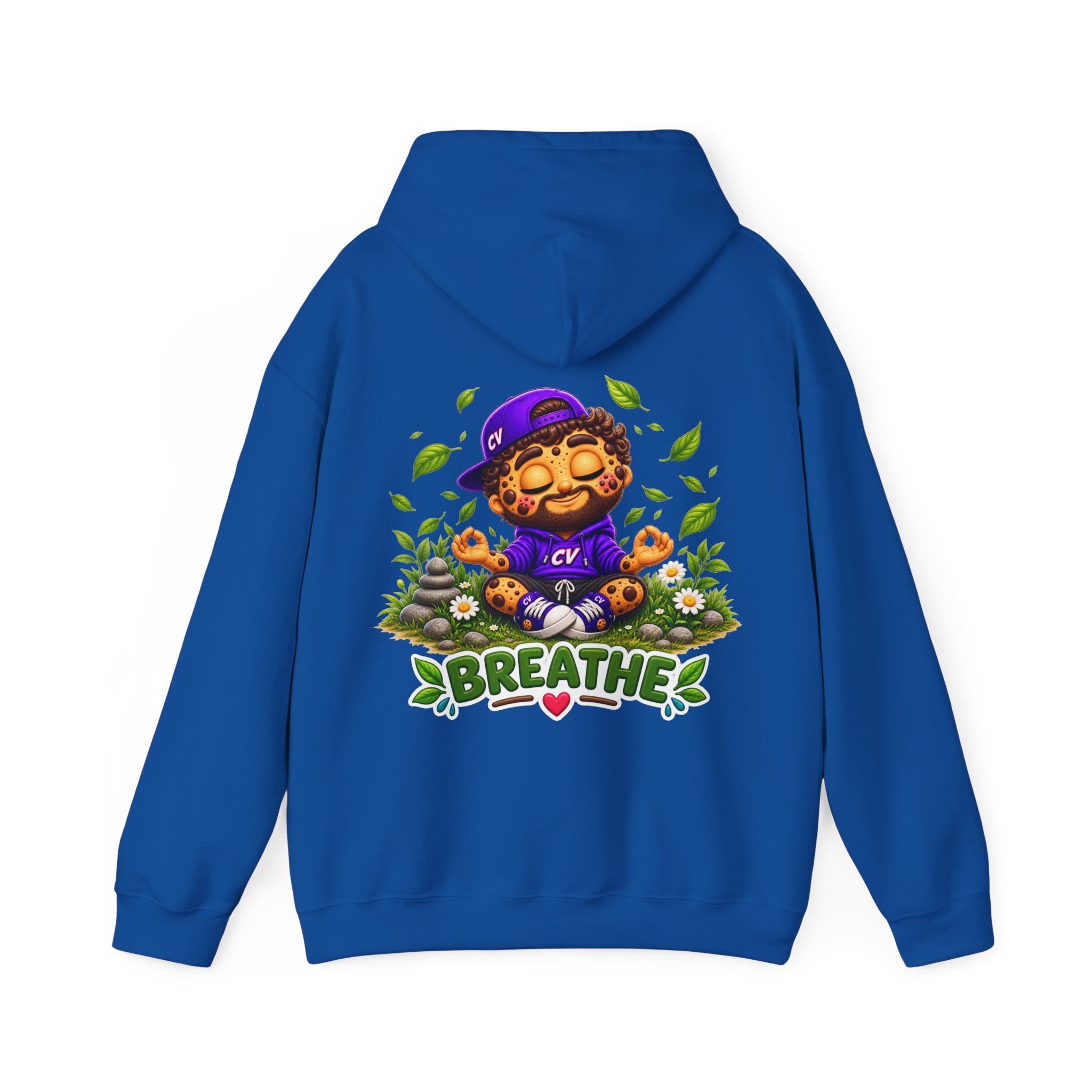 Kuschliger "Breathe" Oversize-Hoodie | Snack Mascot Illustration – Bild 10