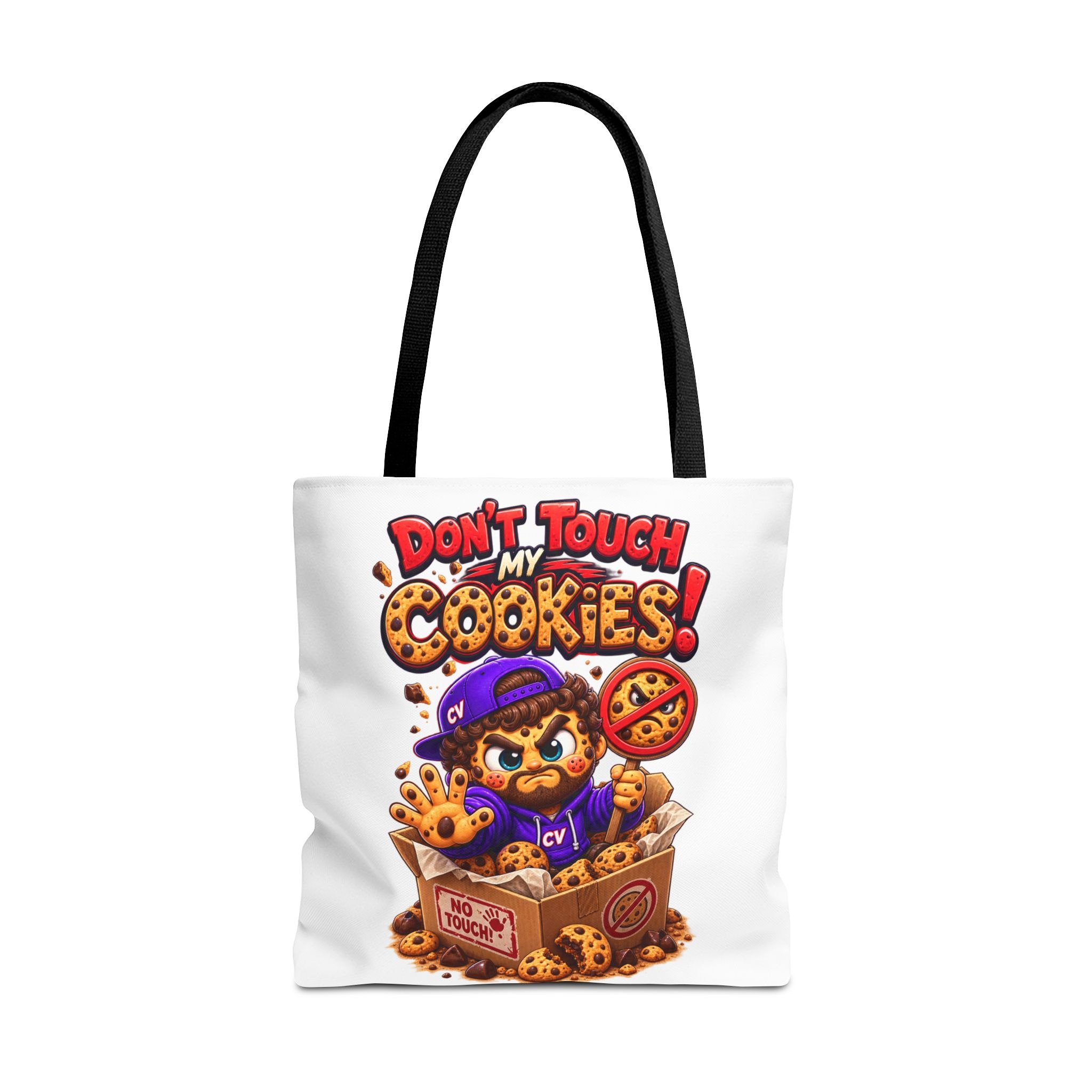 Crunchyverse Cookie Maskottchen-Tragetasche | "Dont Touch my Cookies" Character Artwork