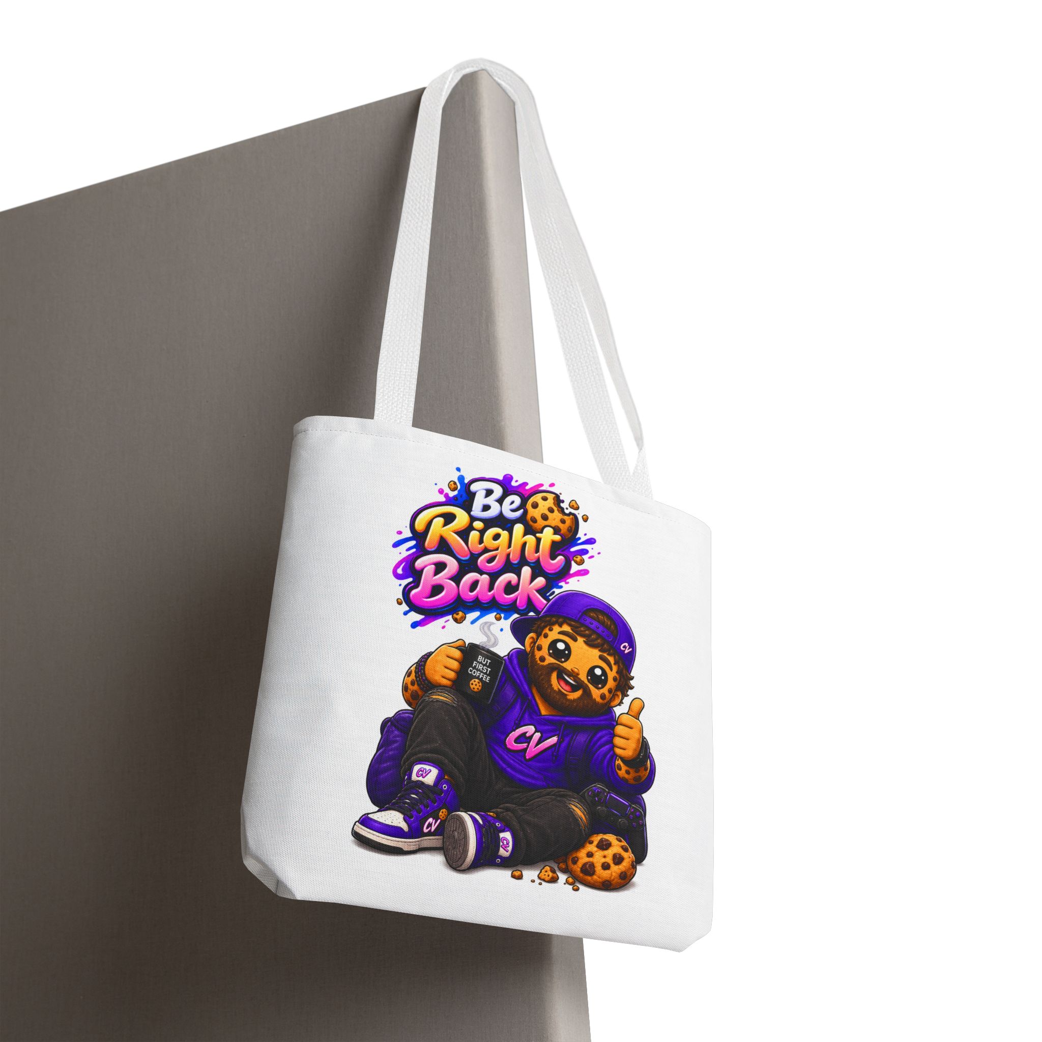 Crunchyverse Cookie Maskottchen-Tragetasche | "Be Right Back" Character Artwork – Bild 16