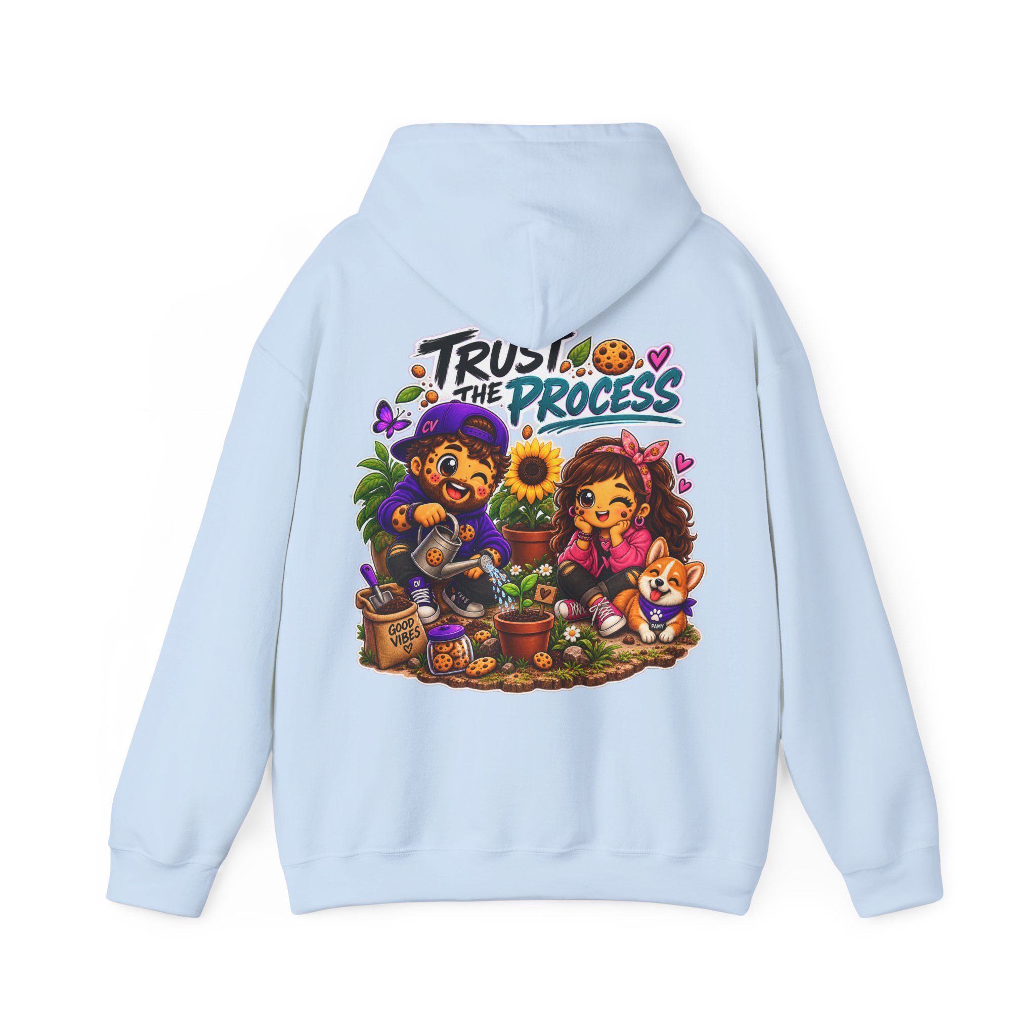 Kuschliger "Trust The Process" Oversize-Hoodie | Snack Mascot Illustration – Bild 18