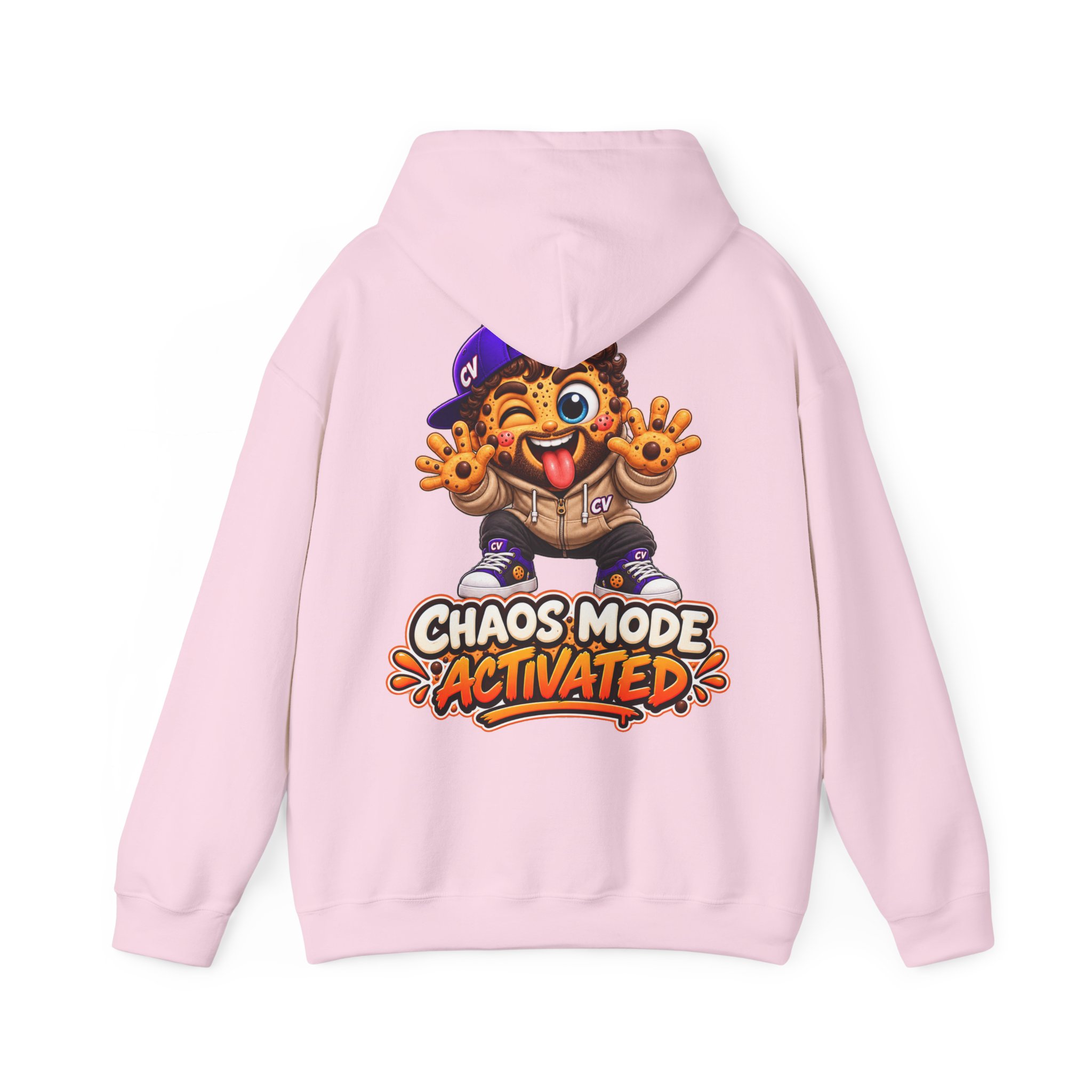 Kuschliger "Chaos Mode Activated" Oversize-Hoodie | Snack Mascot Illustration – Bild 9