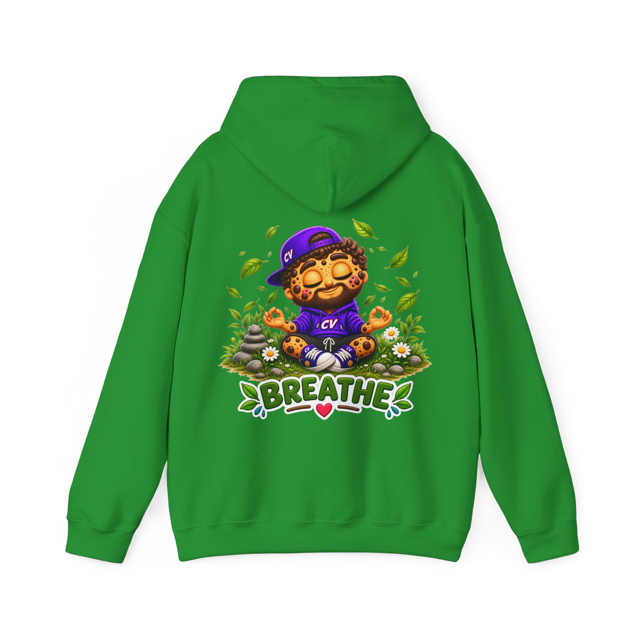 Kuschliger "Breathe" Oversize-Hoodie | Snack Mascot Illustration – Bild 12