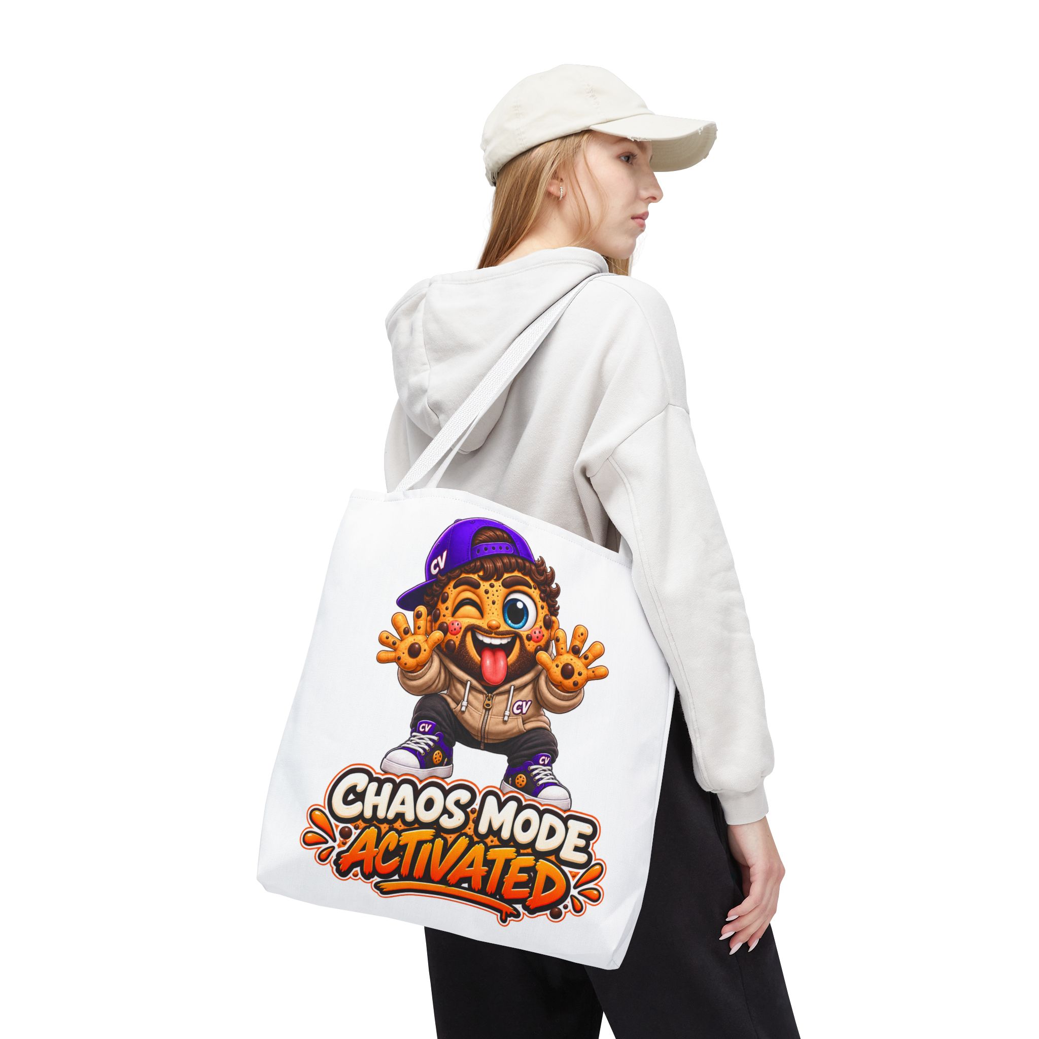 Crunchyverse Cookie Maskottchen-Tragetasche | "Chaos Mode Activated"" Character Artwork – Bild 13