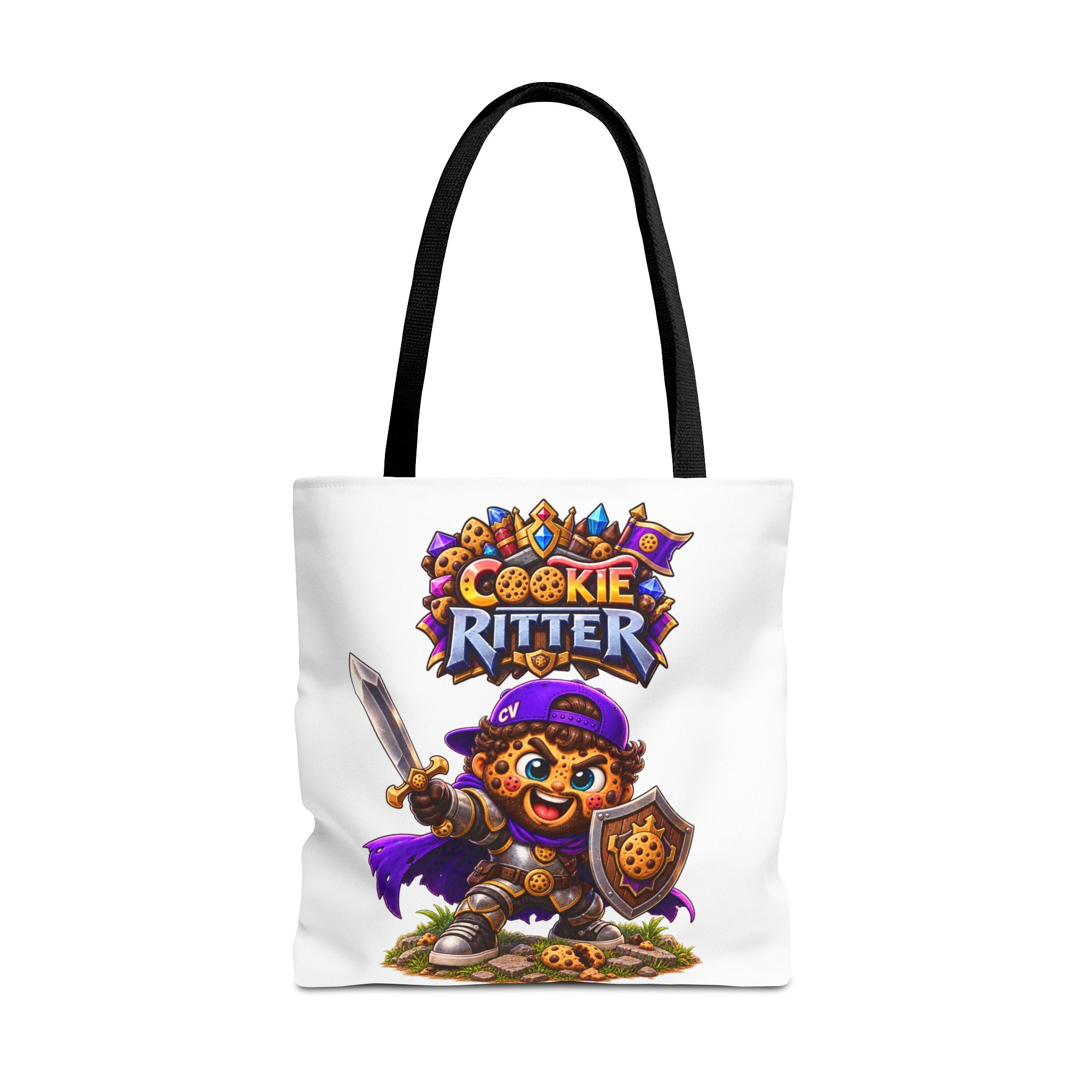 Crunchyverse Cookie Mascot Tote Bag | "Cookie Ritter" Character Artwork