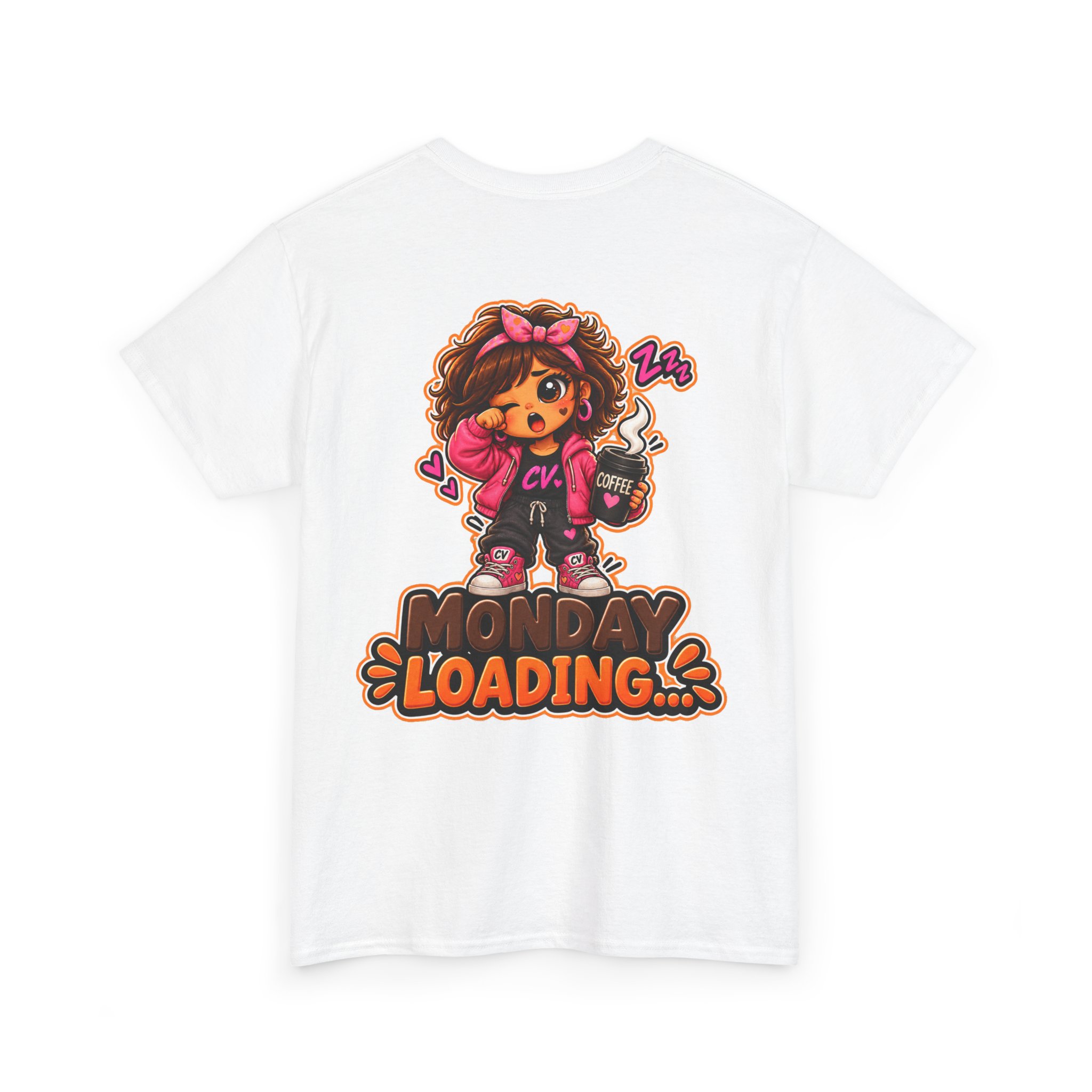 Oversize "Monday Loading...." T-Shirt | Snack Cookie Graphic Tee – Bild 8