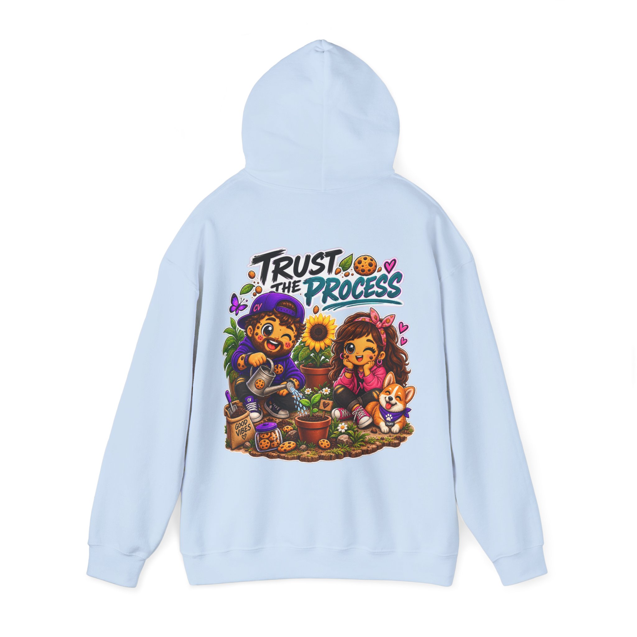 Kuschliger "Trust The Process" Oversize-Hoodie | Snack Mascot Illustration – Bild 19